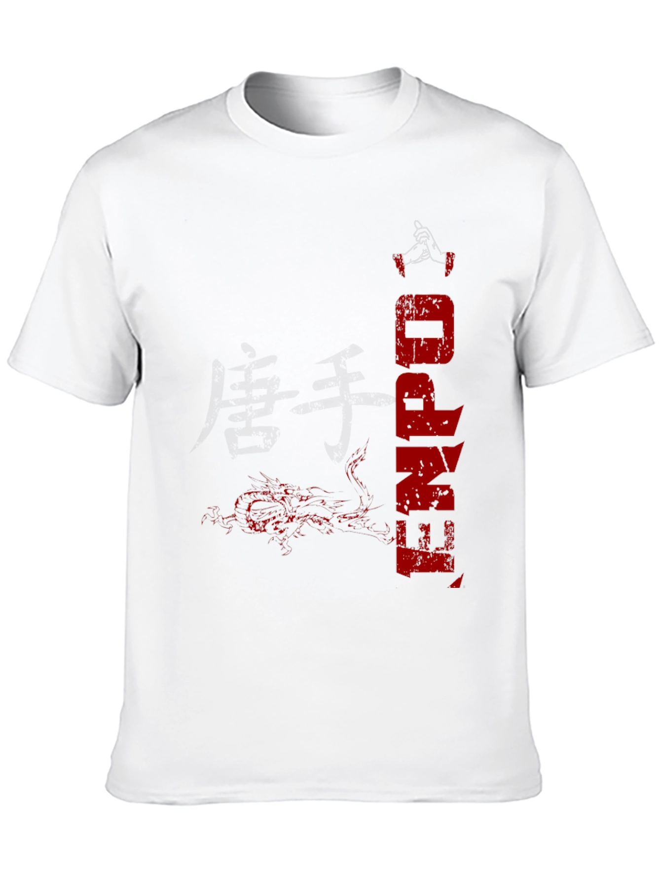 Kenpo Graphic Print Black T-Shirt