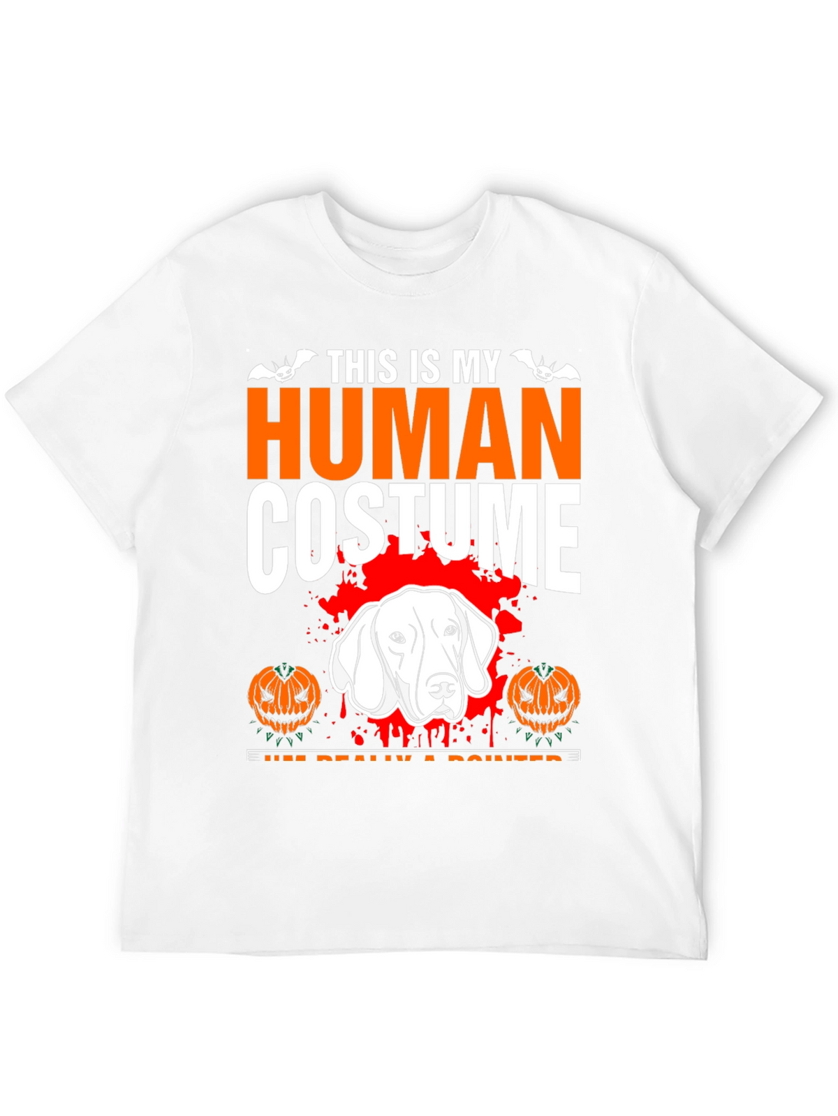 Human Costume Dog Pointer Halloween T-Shirt