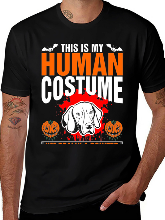 Human Costume Dog Pointer Halloween T-Shirt