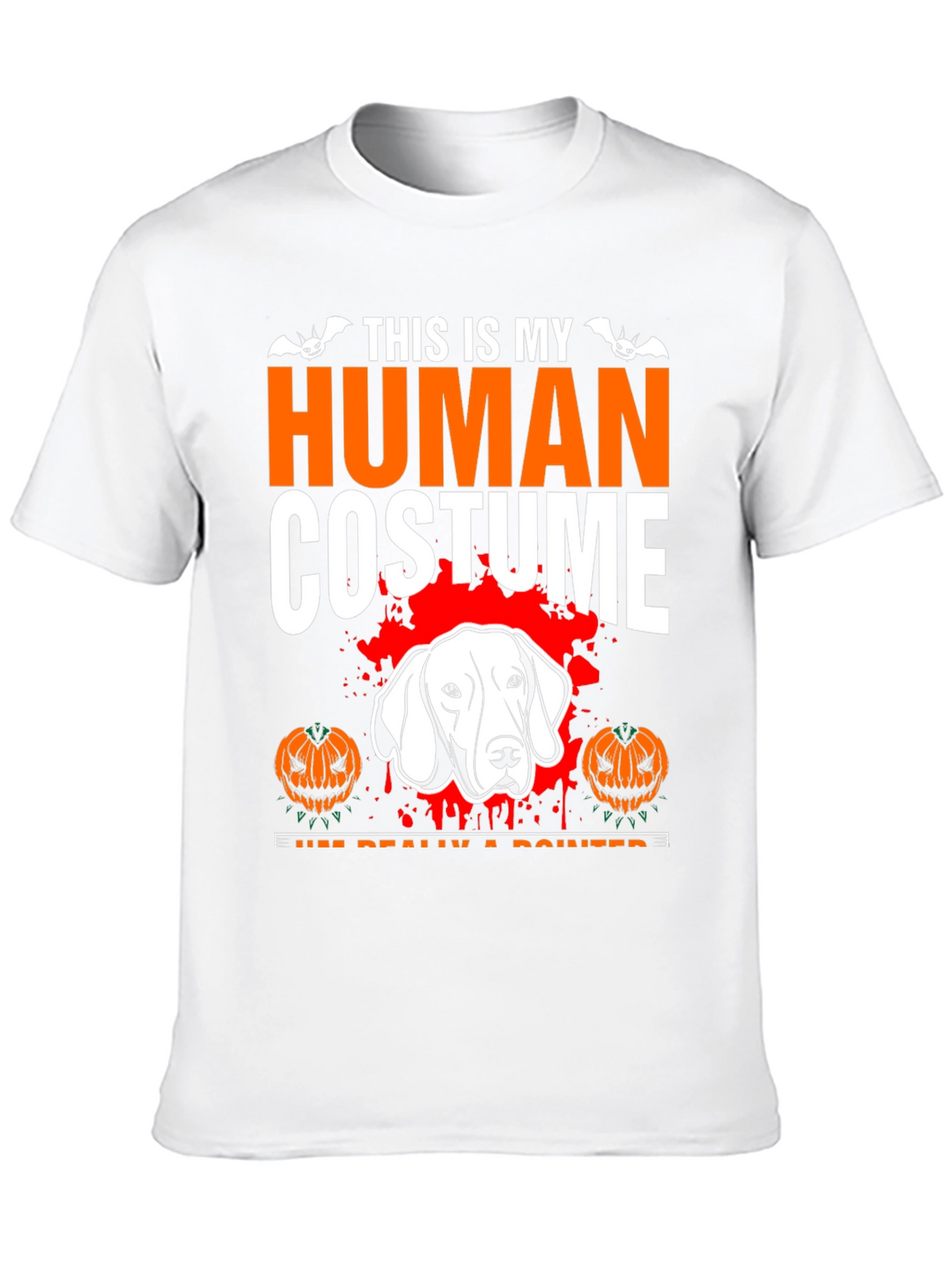 Human Costume Dog Pointer Halloween T-Shirt