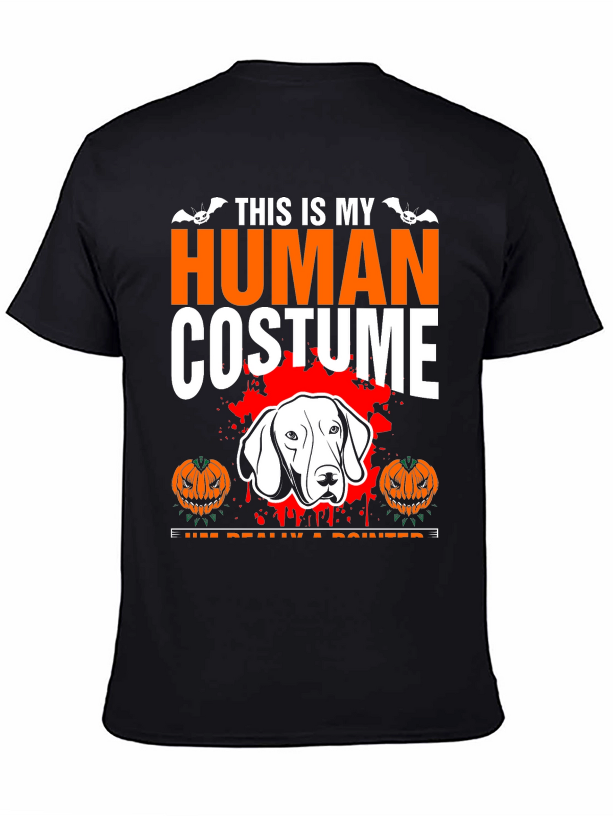Human Costume Dog Pointer Halloween T-Shirt