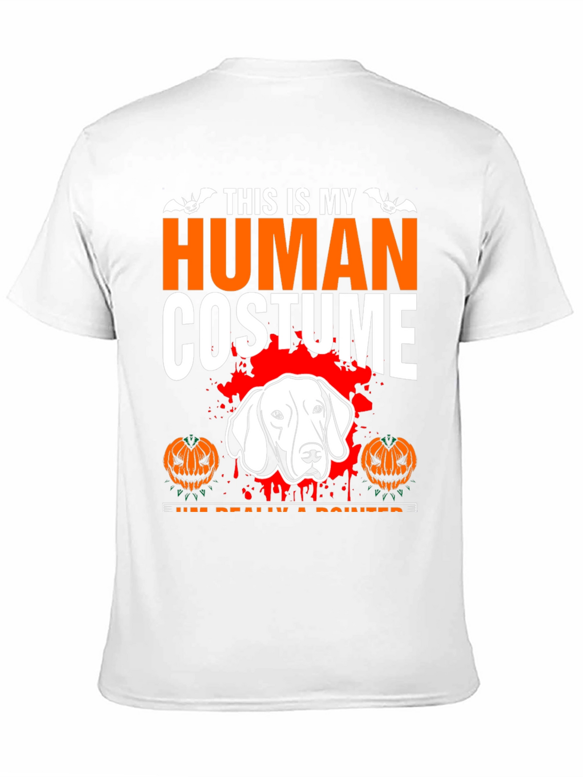 Human Costume Dog Pointer Halloween T-Shirt