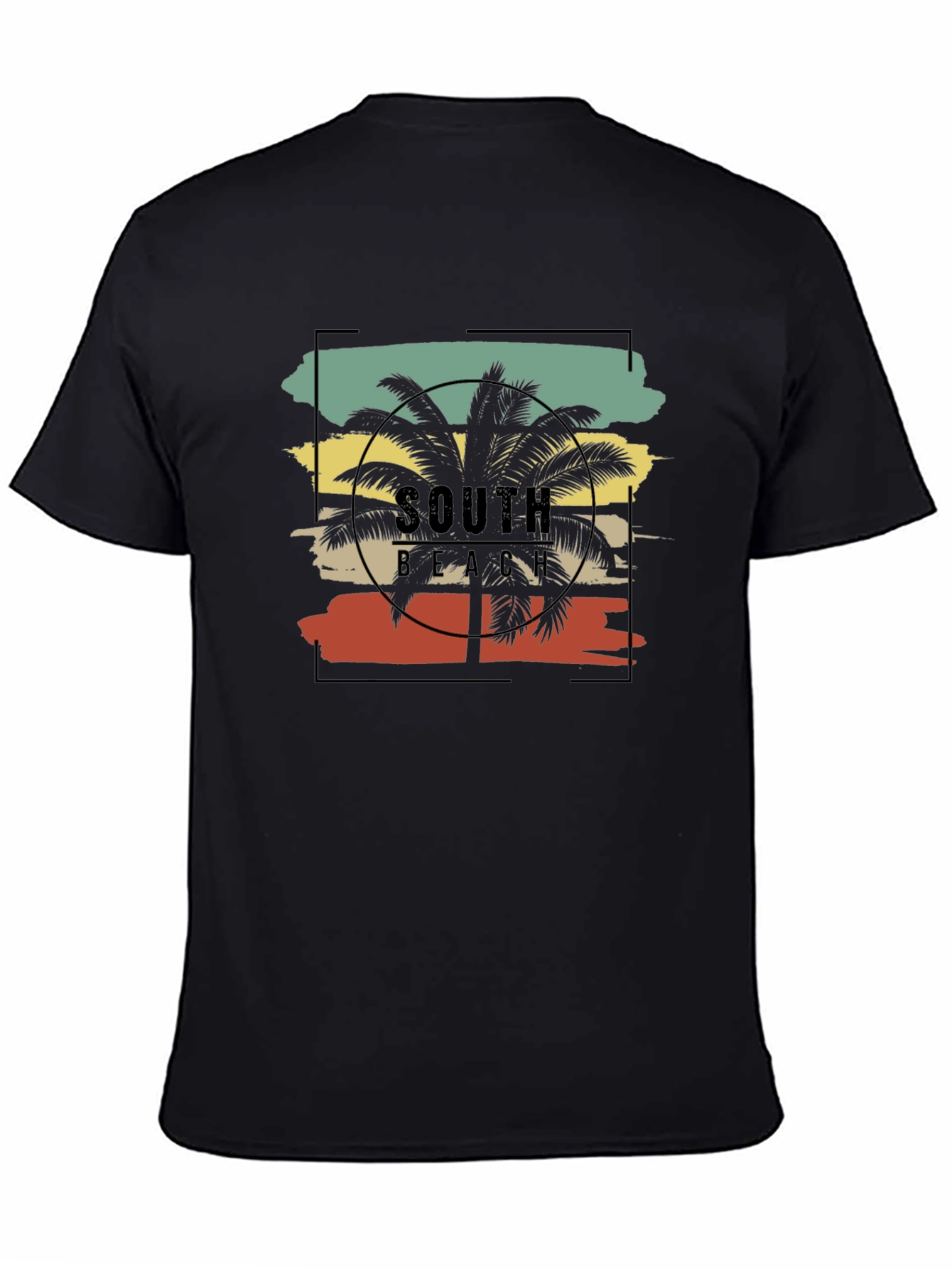 South Beach Palm Tree Graphic Tee