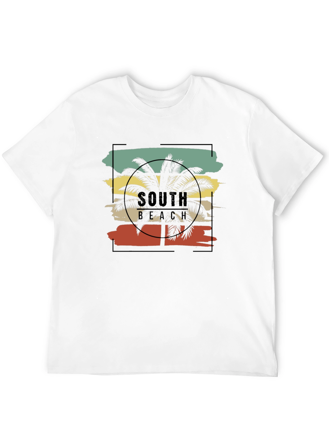 South Beach Palm Tree Graphic Tee