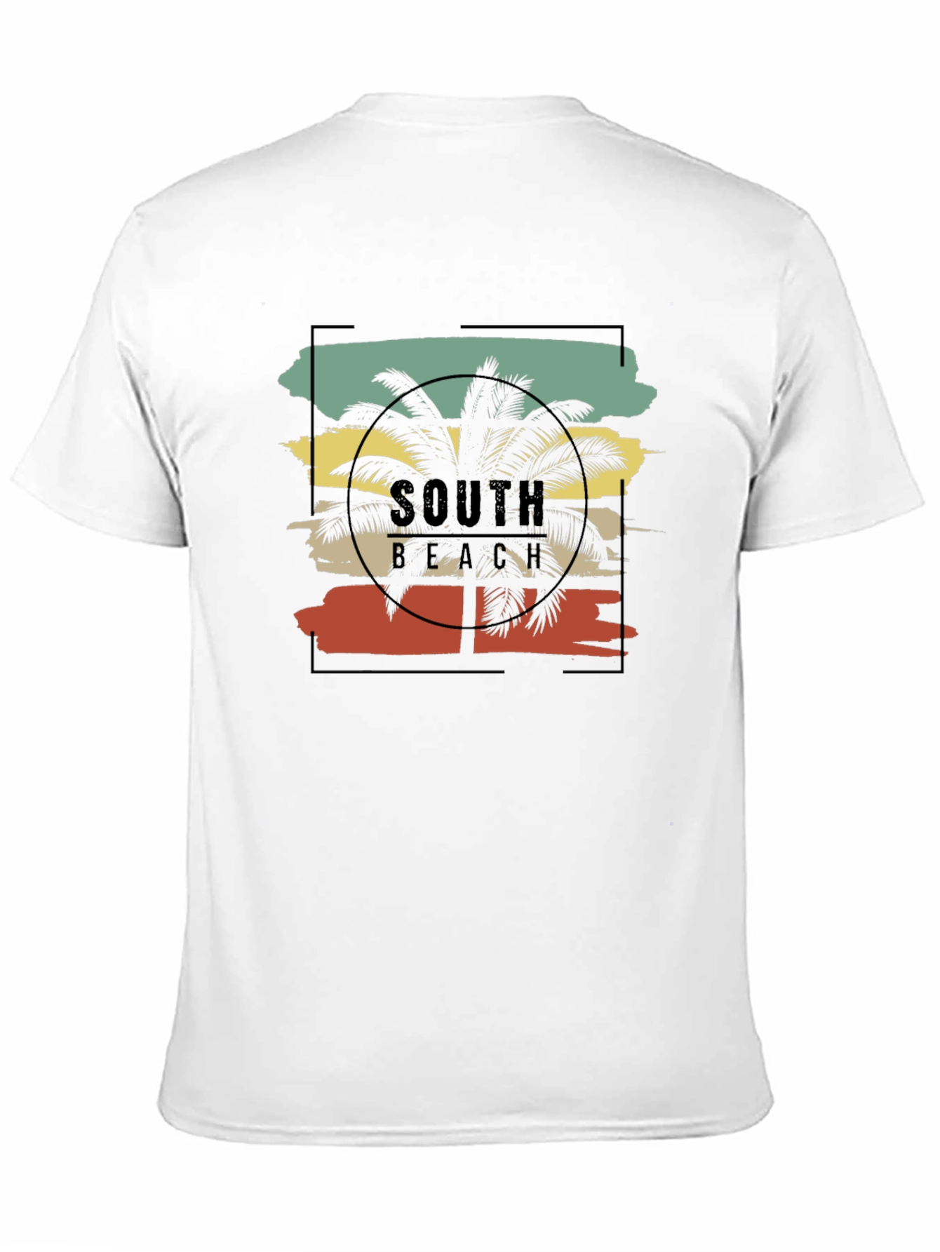 South Beach Palm Tree Graphic Tee