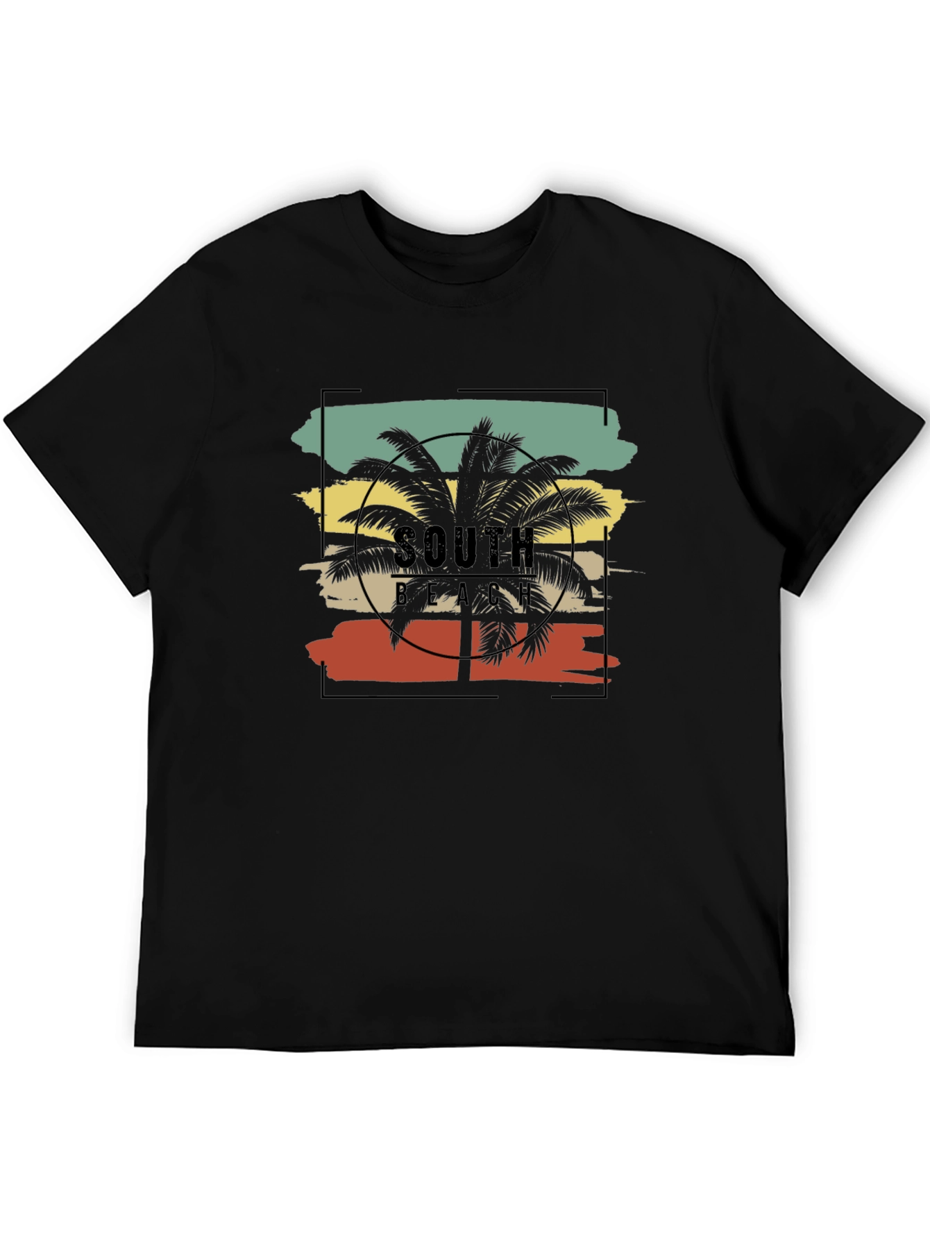 South Beach Palm Tree Graphic Tee