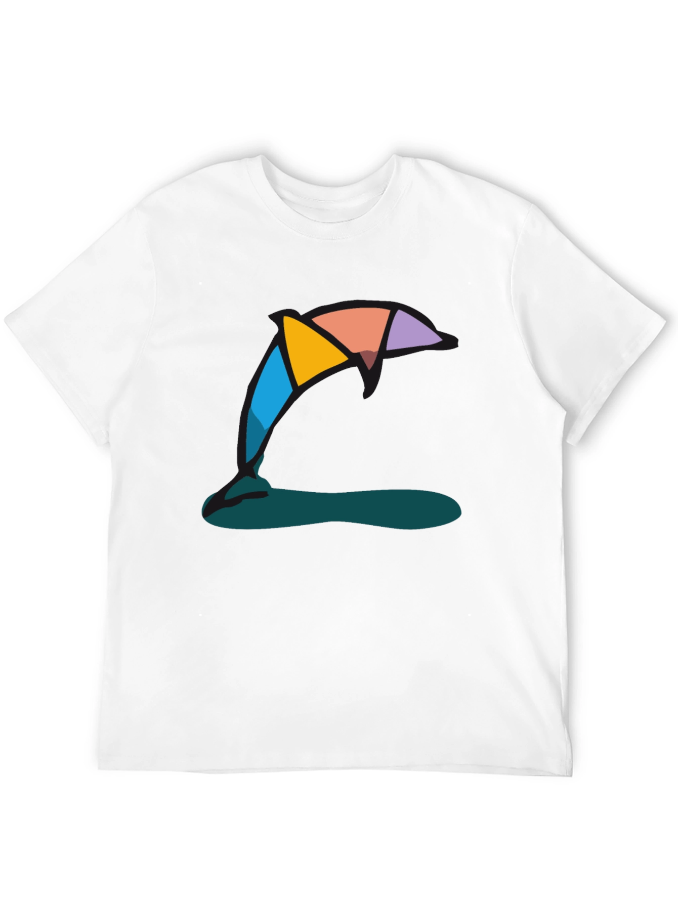Abstract Graphic Tee - Modern Art Style