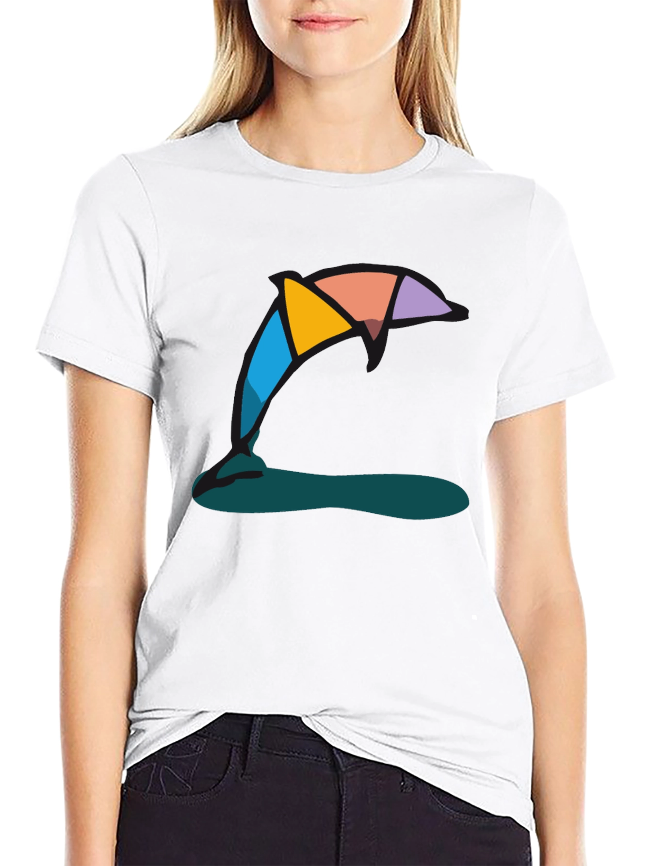 Abstract Graphic Tee - Modern Art Style