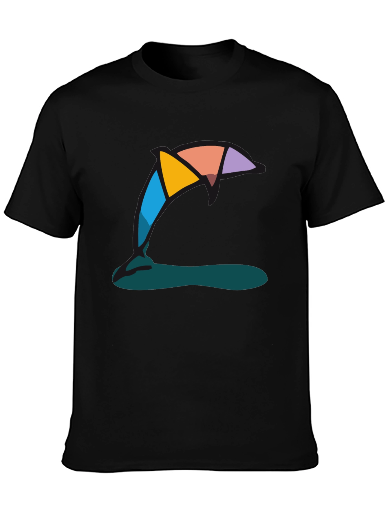 Abstract Graphic Tee - Modern Art Style