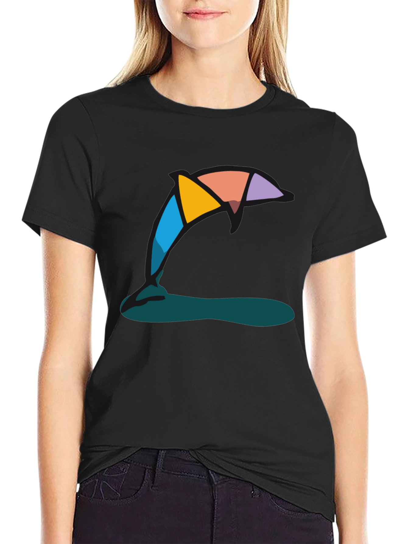 Abstract Graphic Tee - Modern Art Style