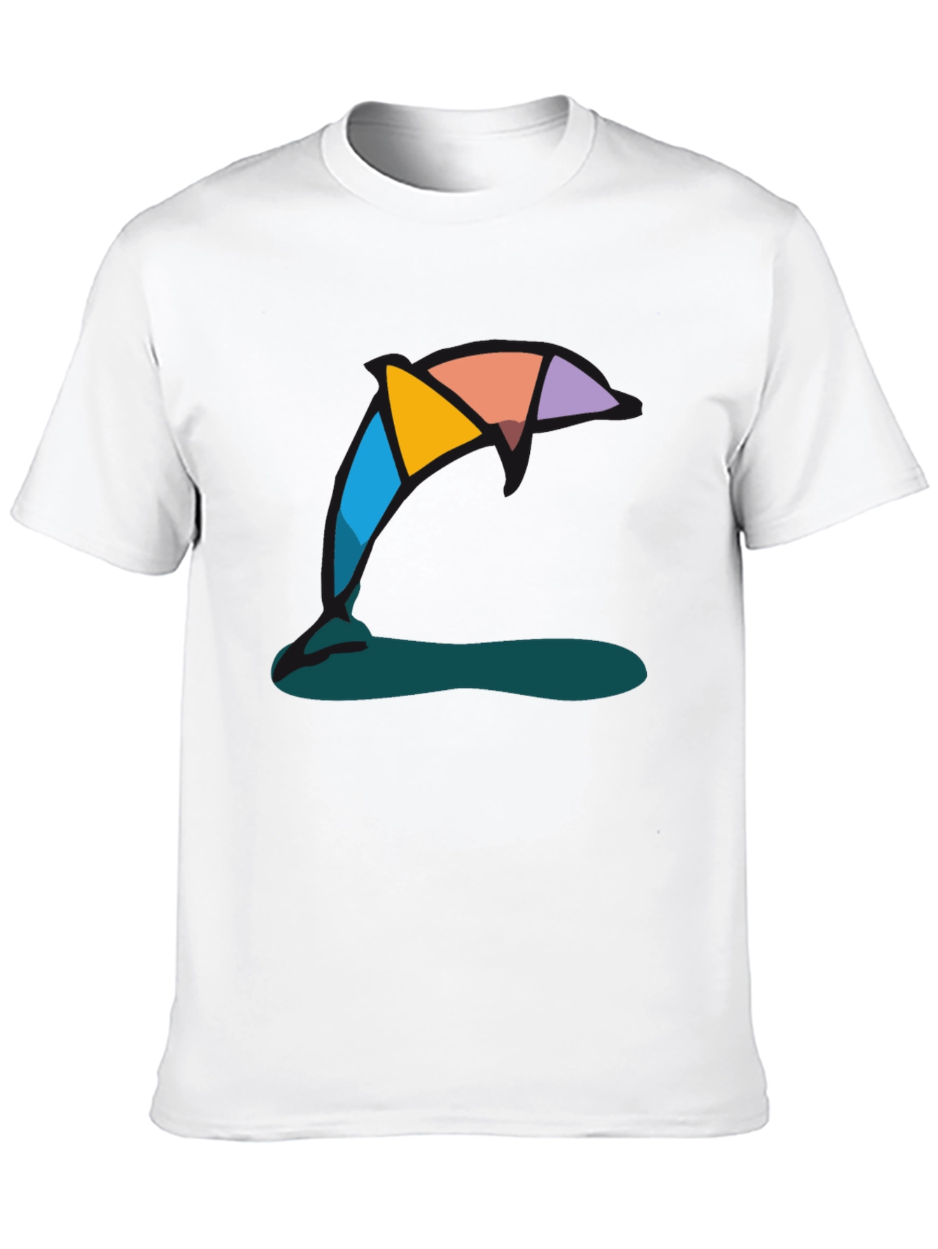 Abstract Graphic Tee - Modern Art Style