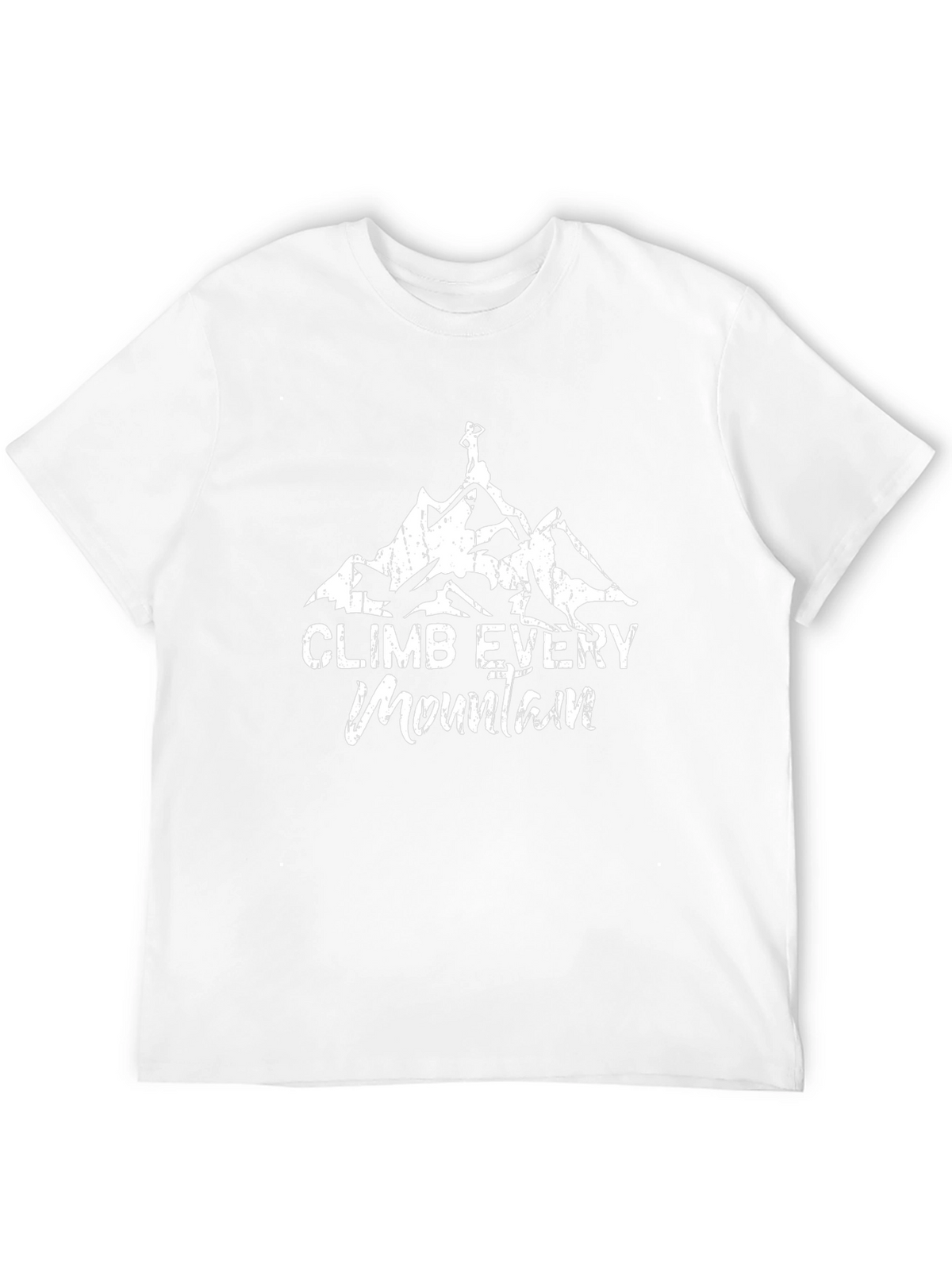 Climb Every Mountain Graphic T-Shirt - Black Cotton Tee