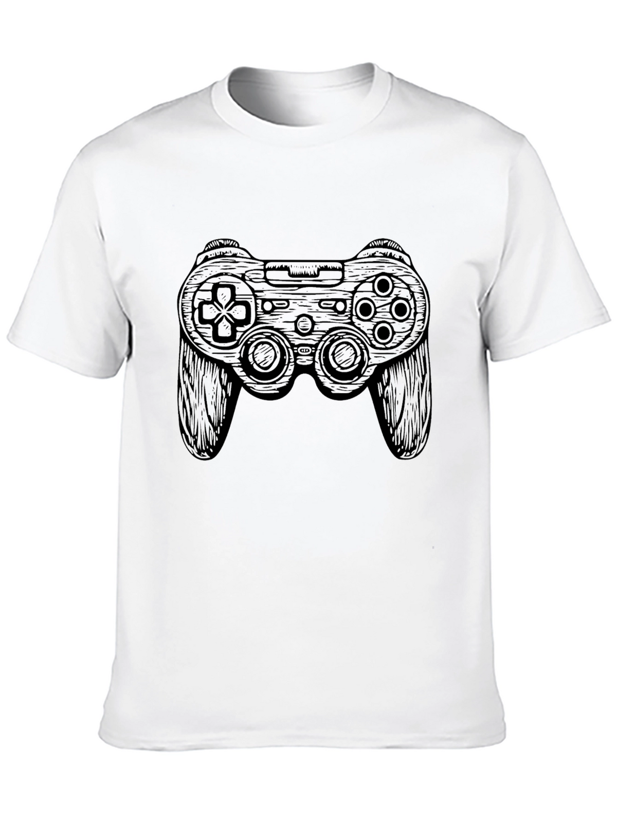 Gaming Controller Graphic Tee - Black