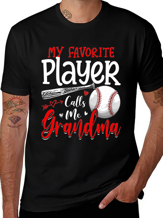 Grandmas Favorite Baseball Player T-Shirt