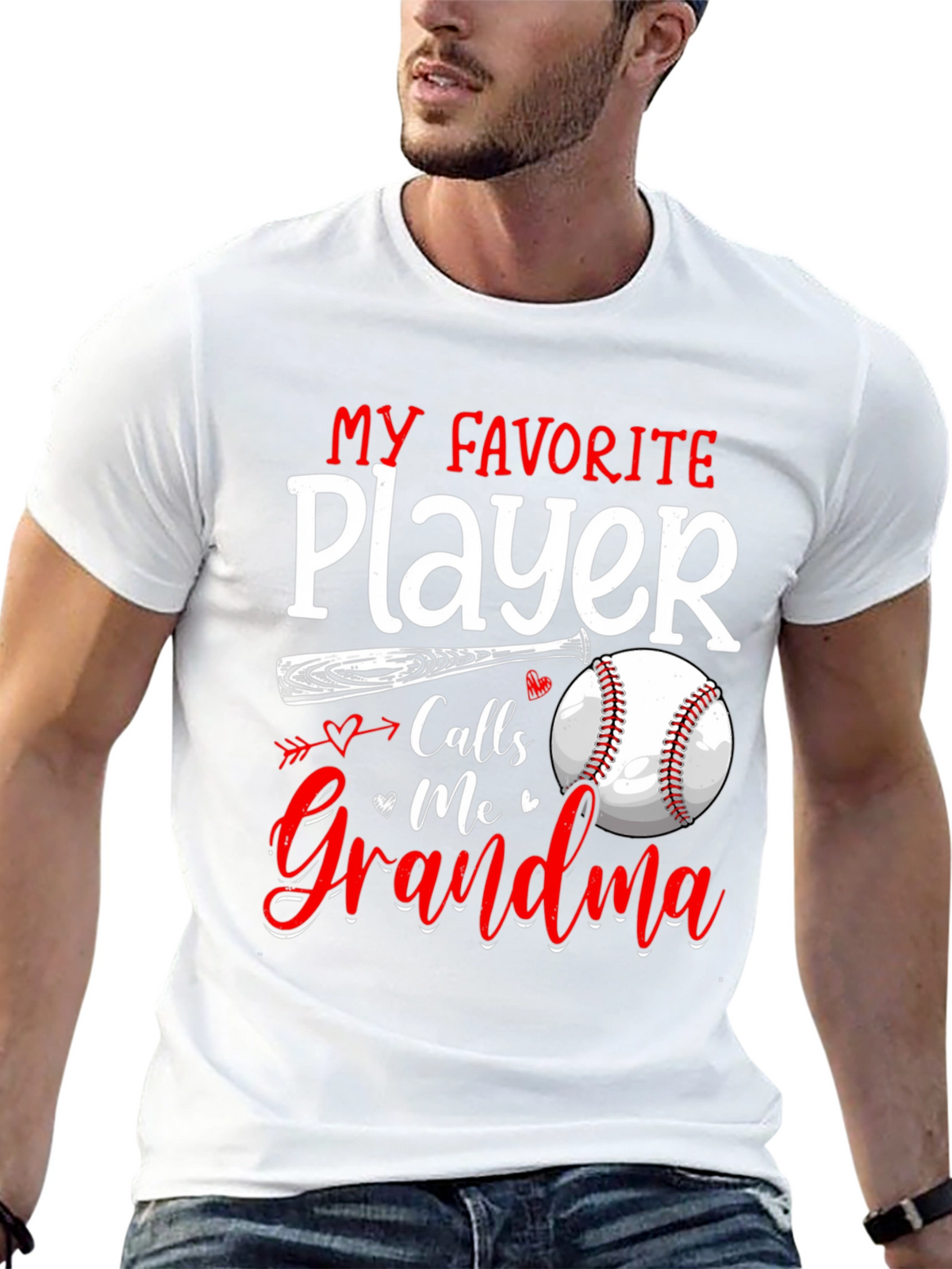 Grandmas Favorite Baseball Player T-Shirt