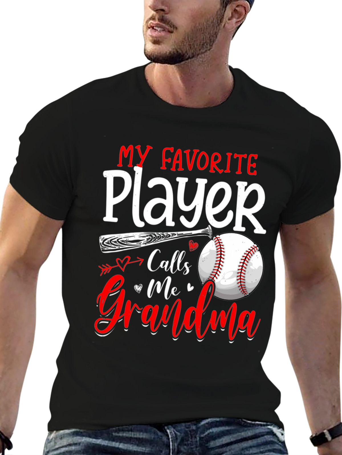 Grandmas Favorite Baseball Player T-Shirt
