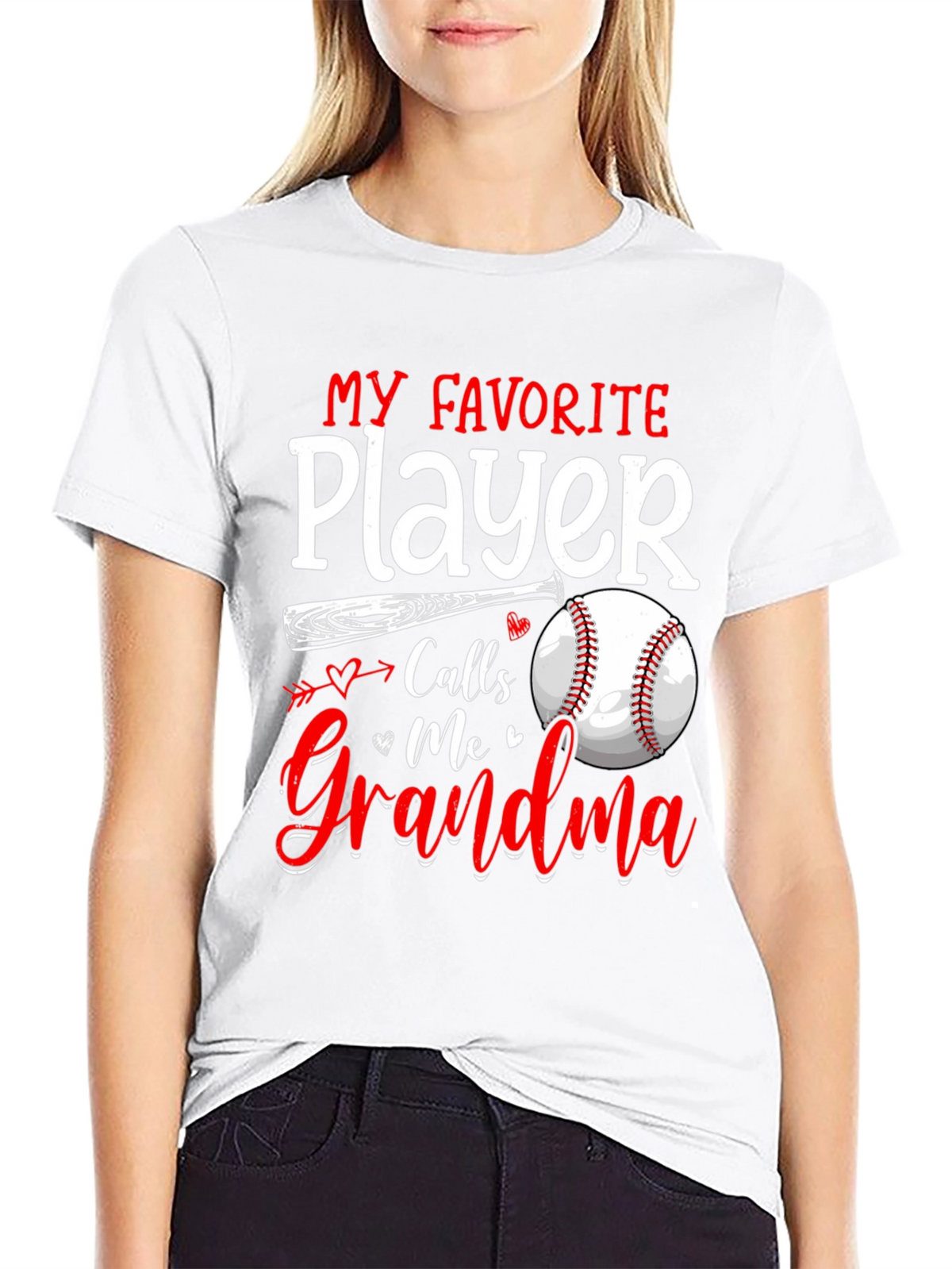 Grandmas Favorite Baseball Player T-Shirt