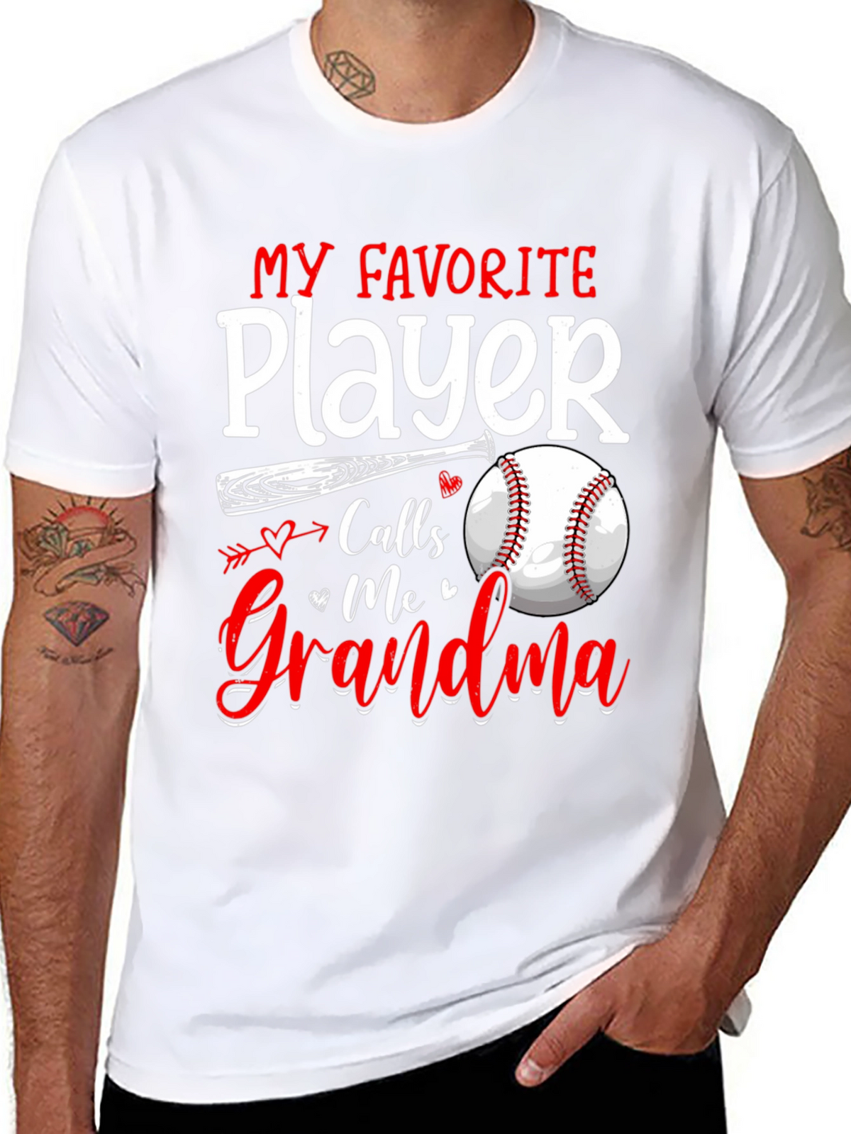 Grandmas Favorite Baseball Player T-Shirt