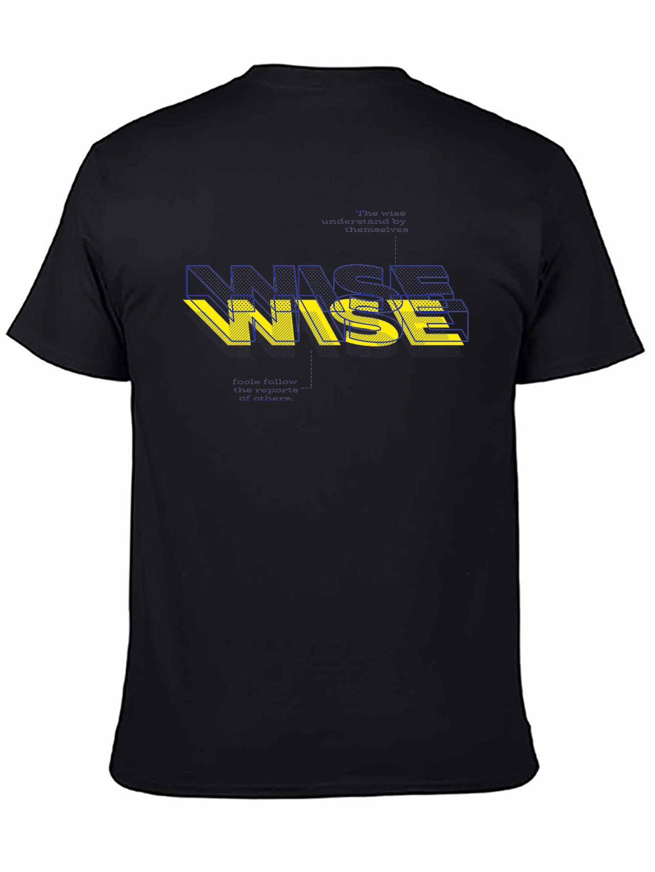Ukraine Wise Graphic Black T-Shirt