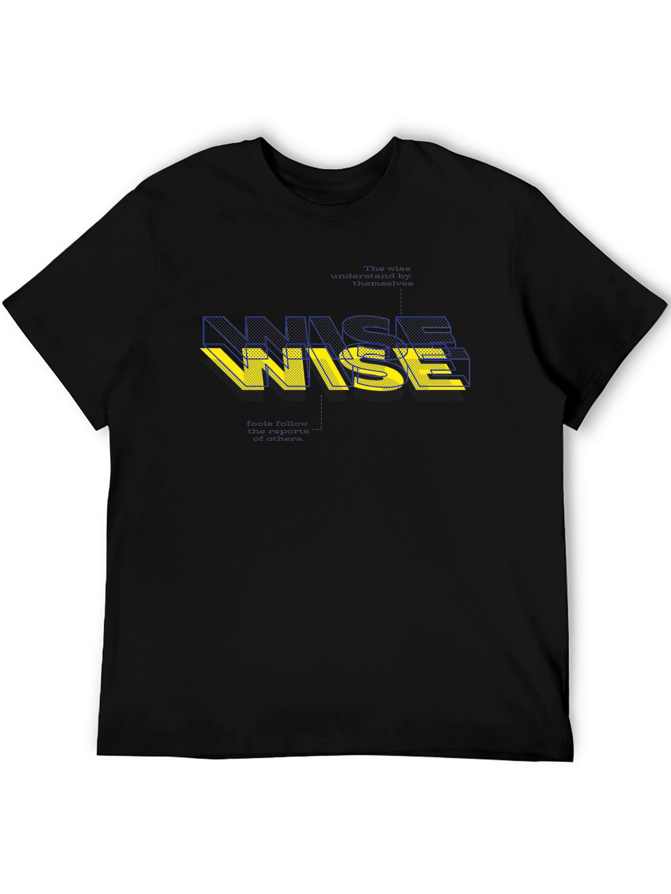 Ukraine Wise Graphic Black T-Shirt