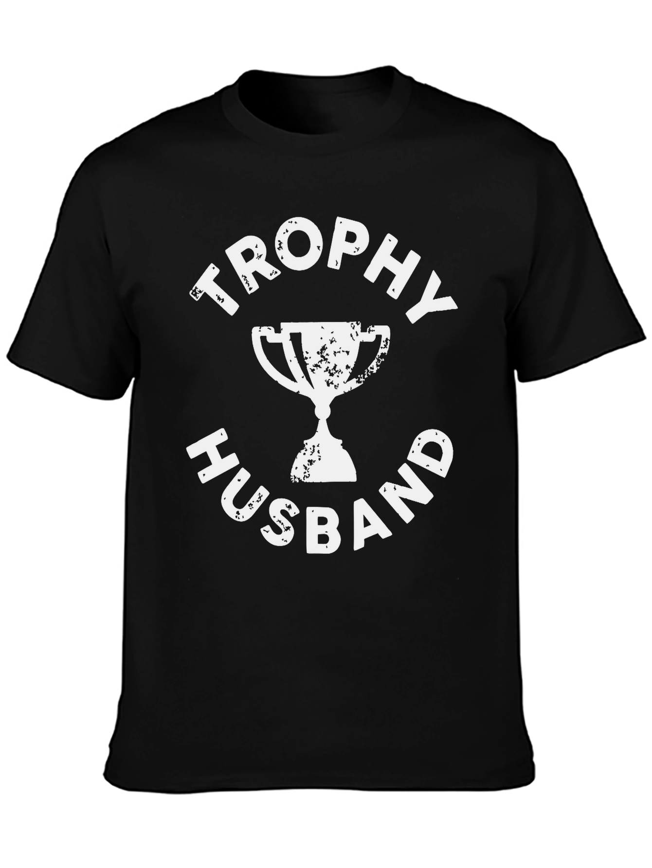 Trophy Husband Black Graphic Tee