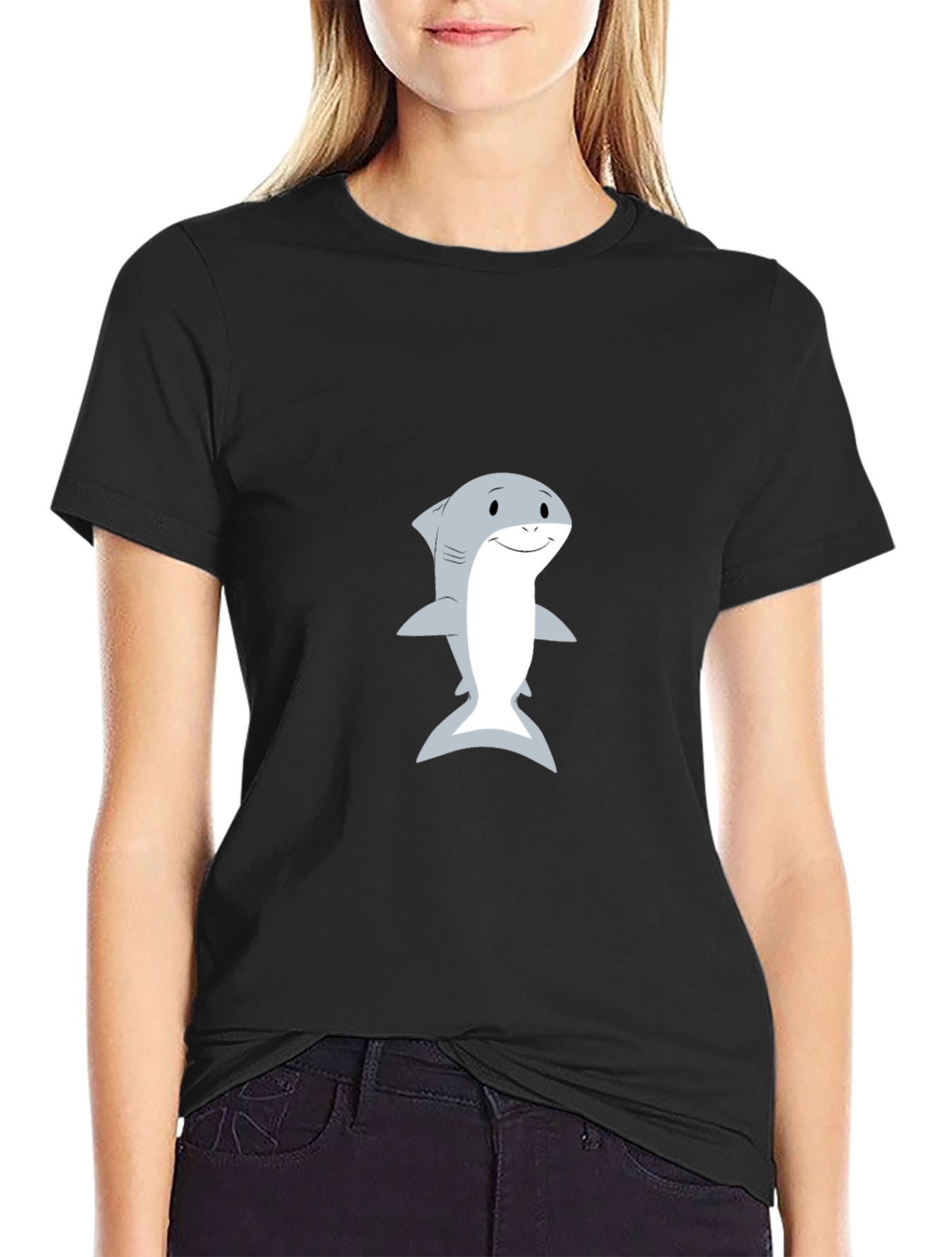 Shark Graphic Print T-Shirt