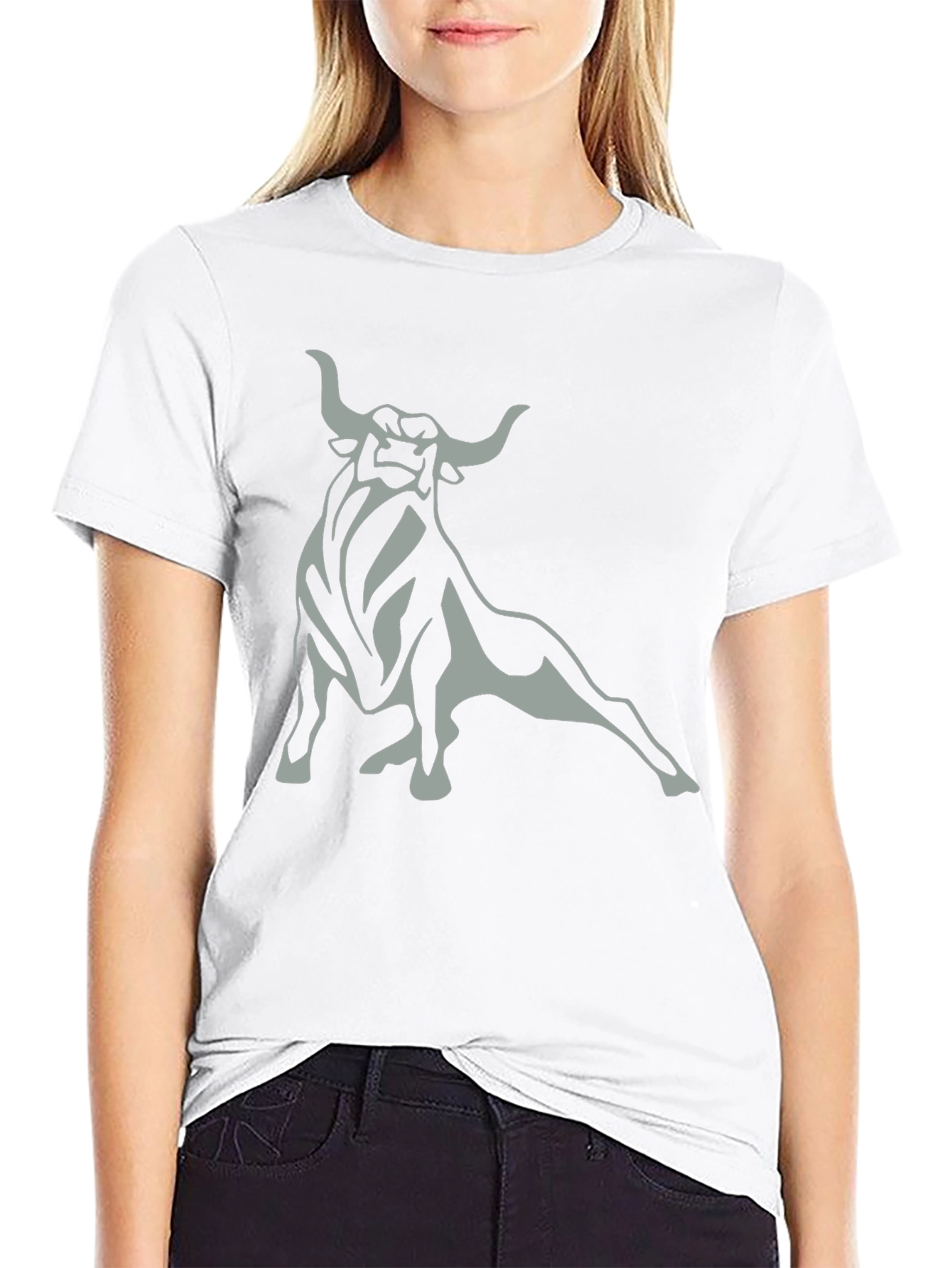 Black Bull Graphic Tee - Mens Casual Shirt