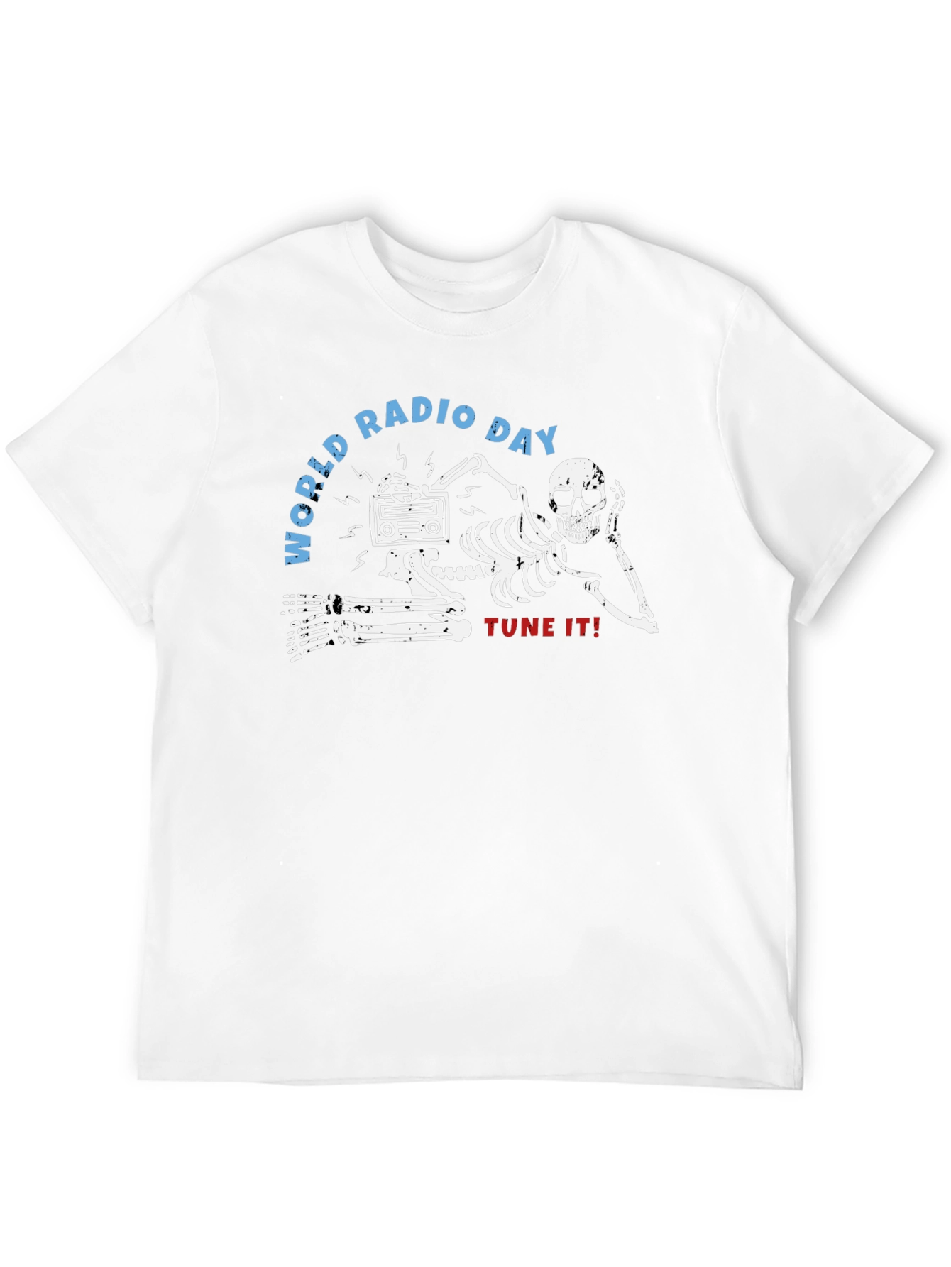 World Radio Day Skeleton T-Shirt