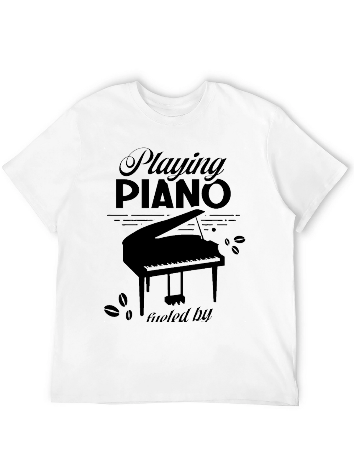 Piano Music Lover Graphic T-Shirt