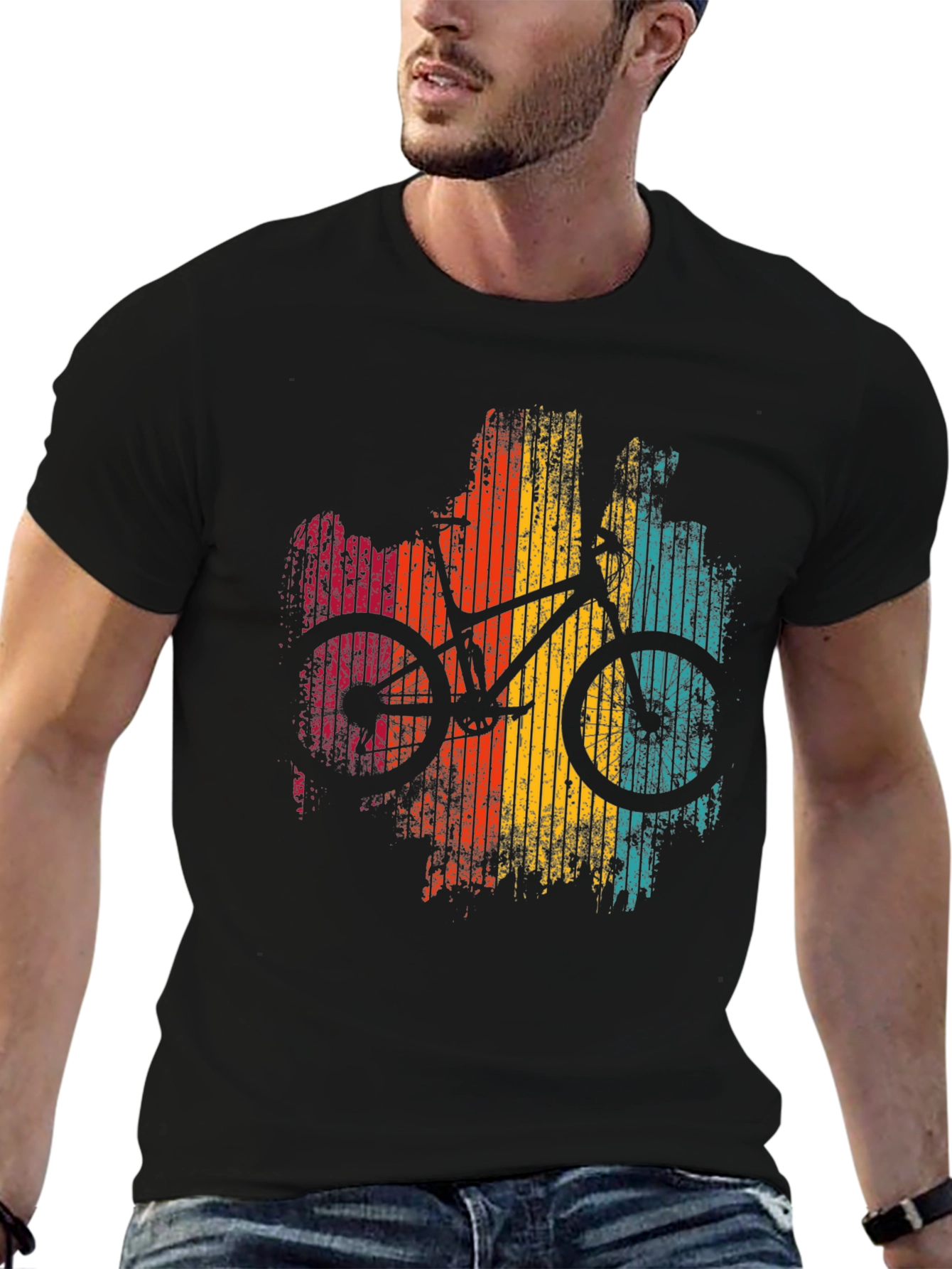 Retro Mountain Bike Graphic Tee