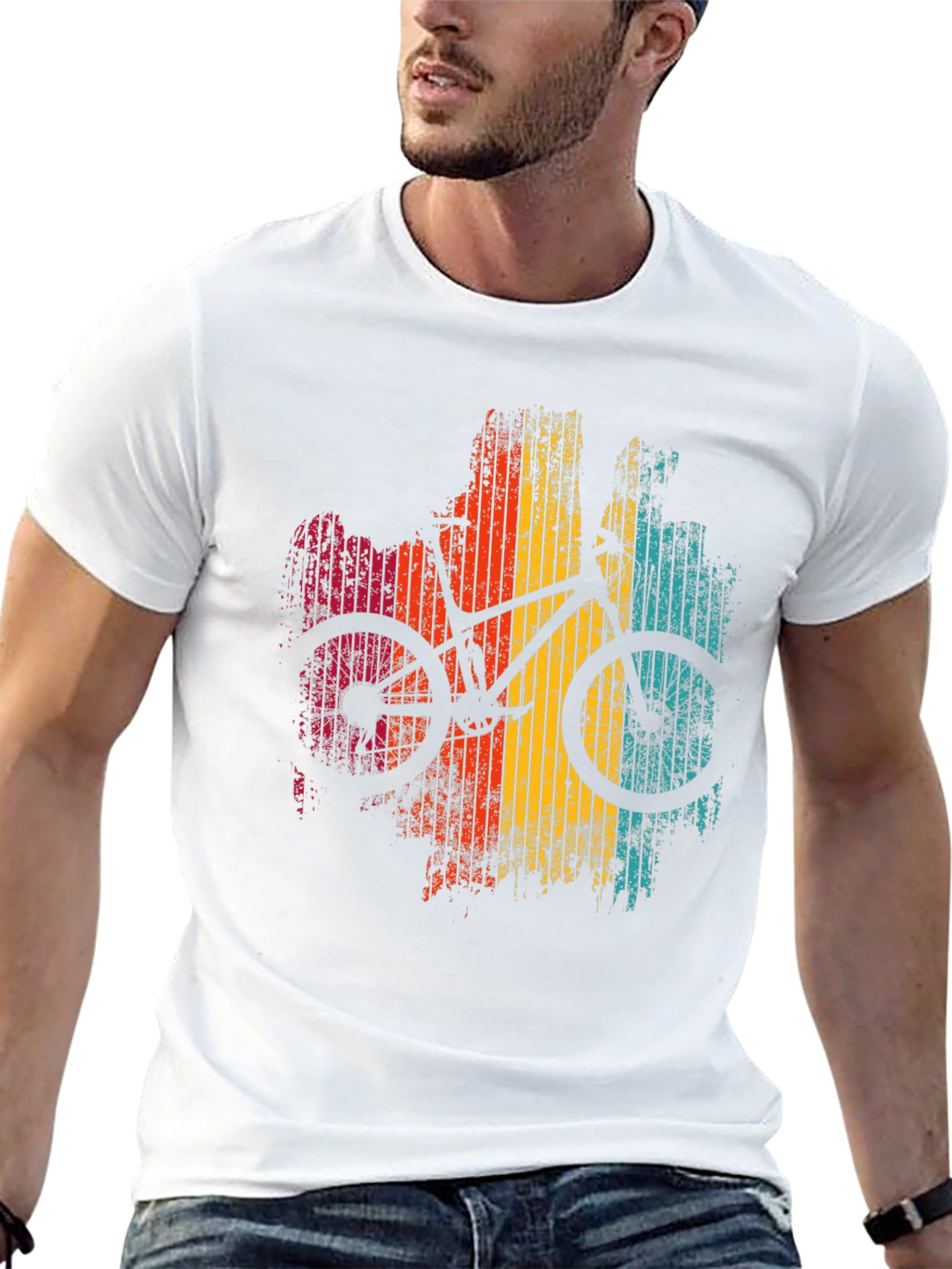 Retro Mountain Bike Graphic Tee