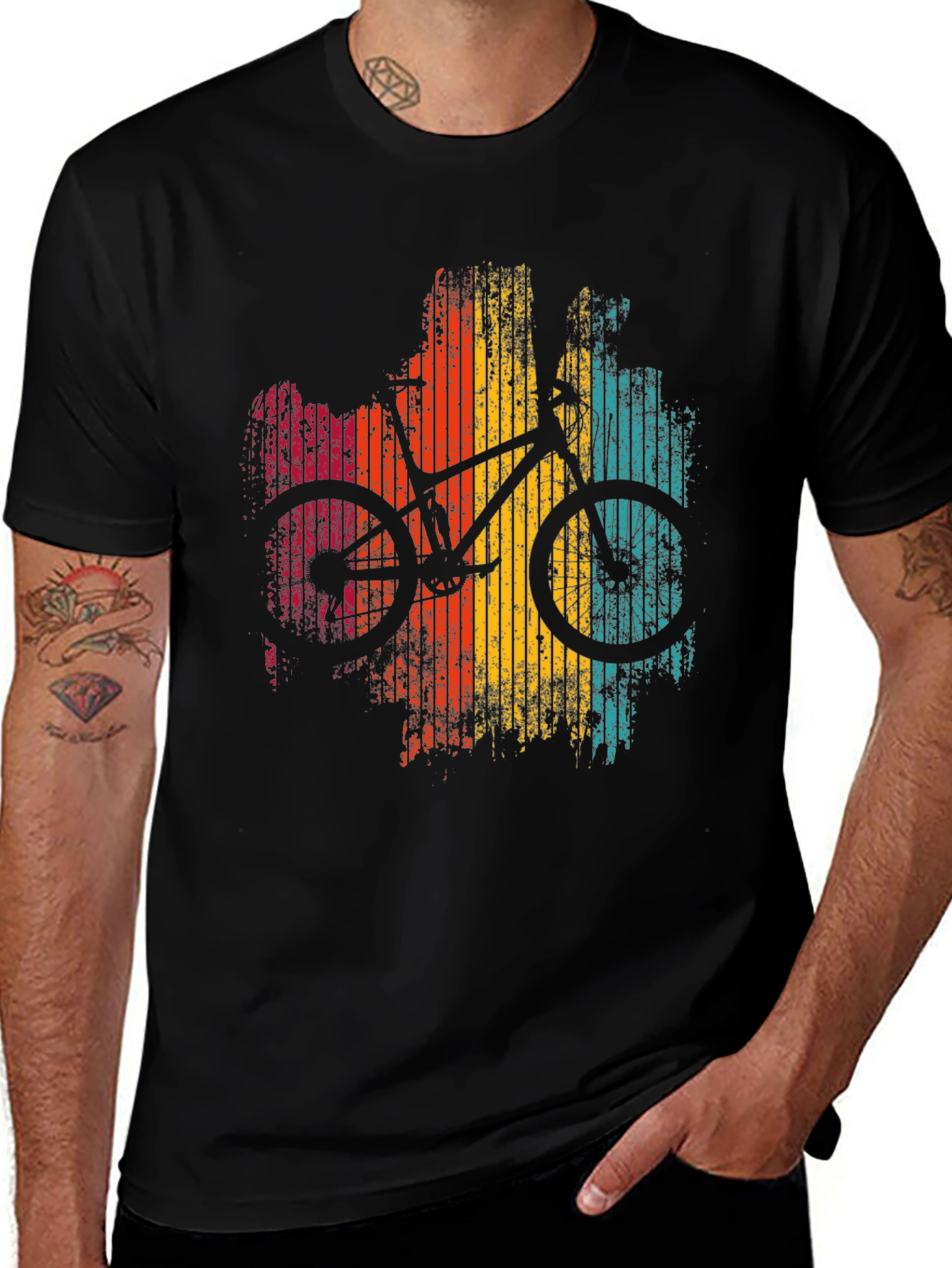 Retro Mountain Bike Graphic Tee