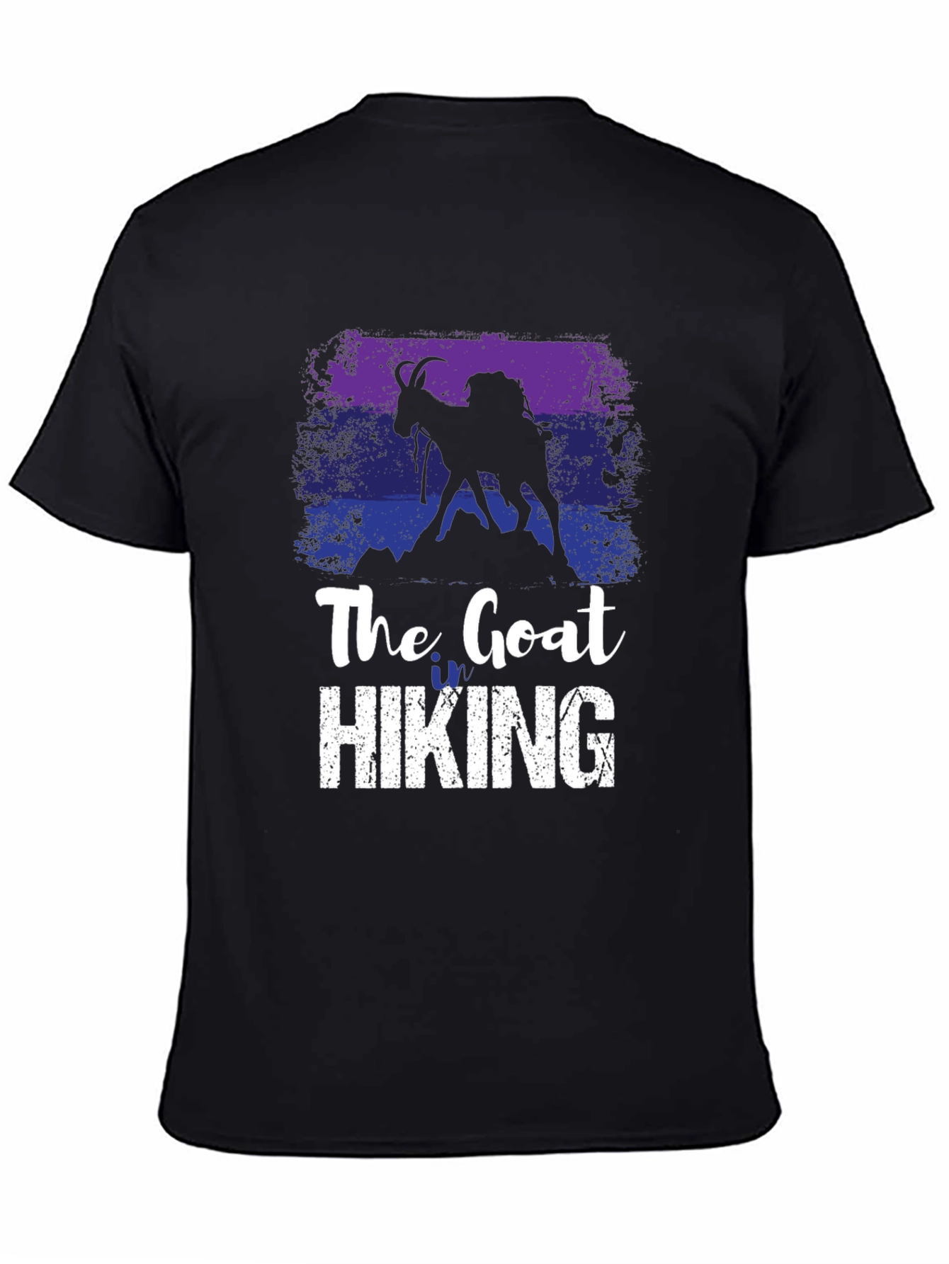 The Goat Hiking Black T-Shirt