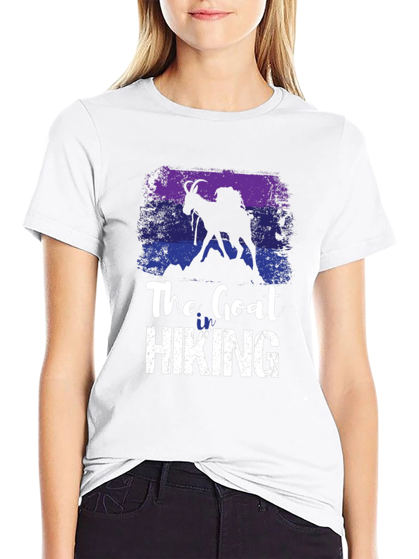 The Goat Hiking Black T-Shirt
