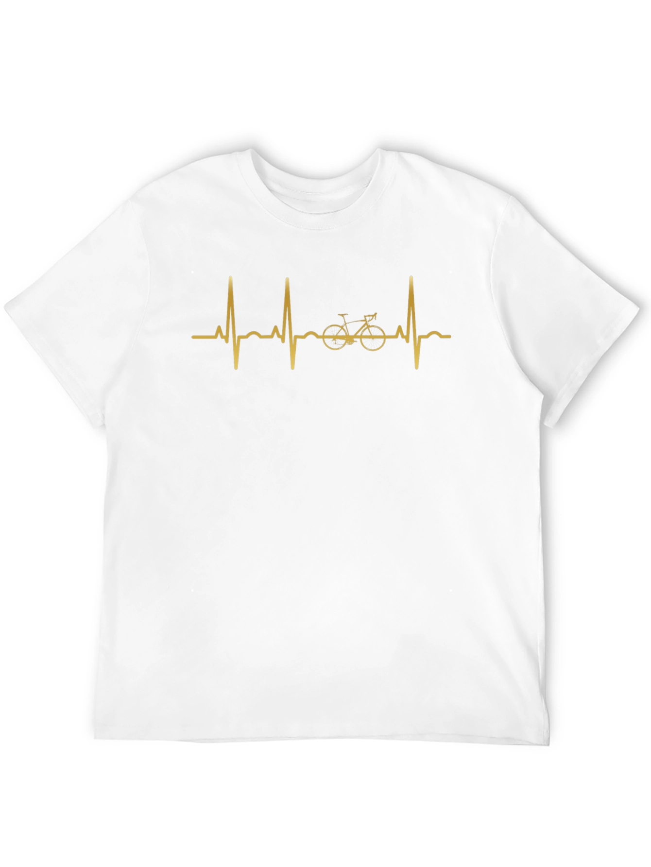 Cycling Heartbeat T-Shirt - Ride Your Passion