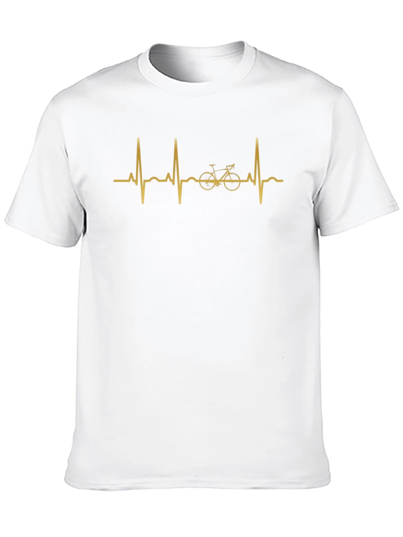 Cycling Heartbeat T-Shirt - Ride Your Passion