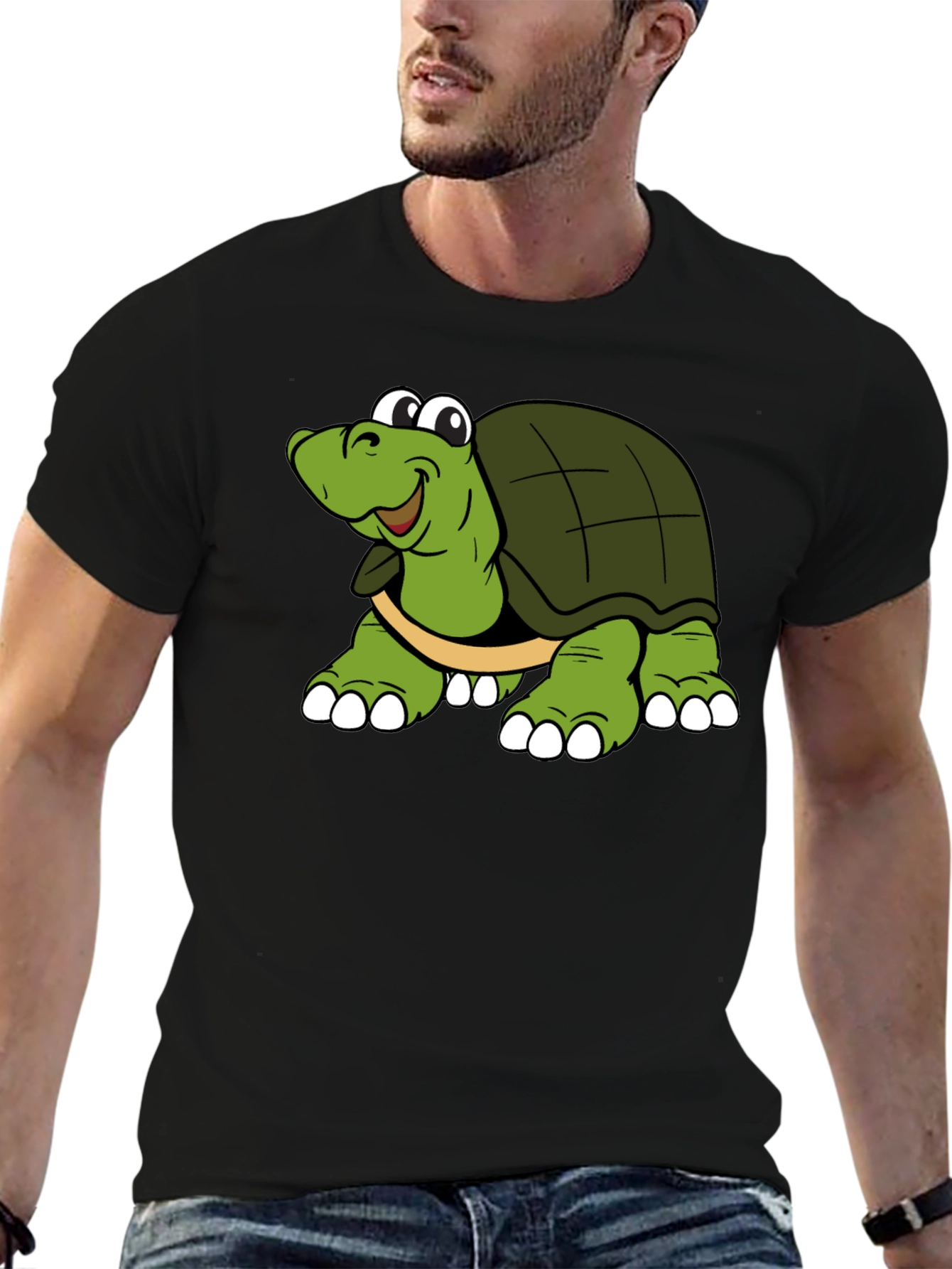 Turtle Cartoon Graphic T-Shirt - Unisex