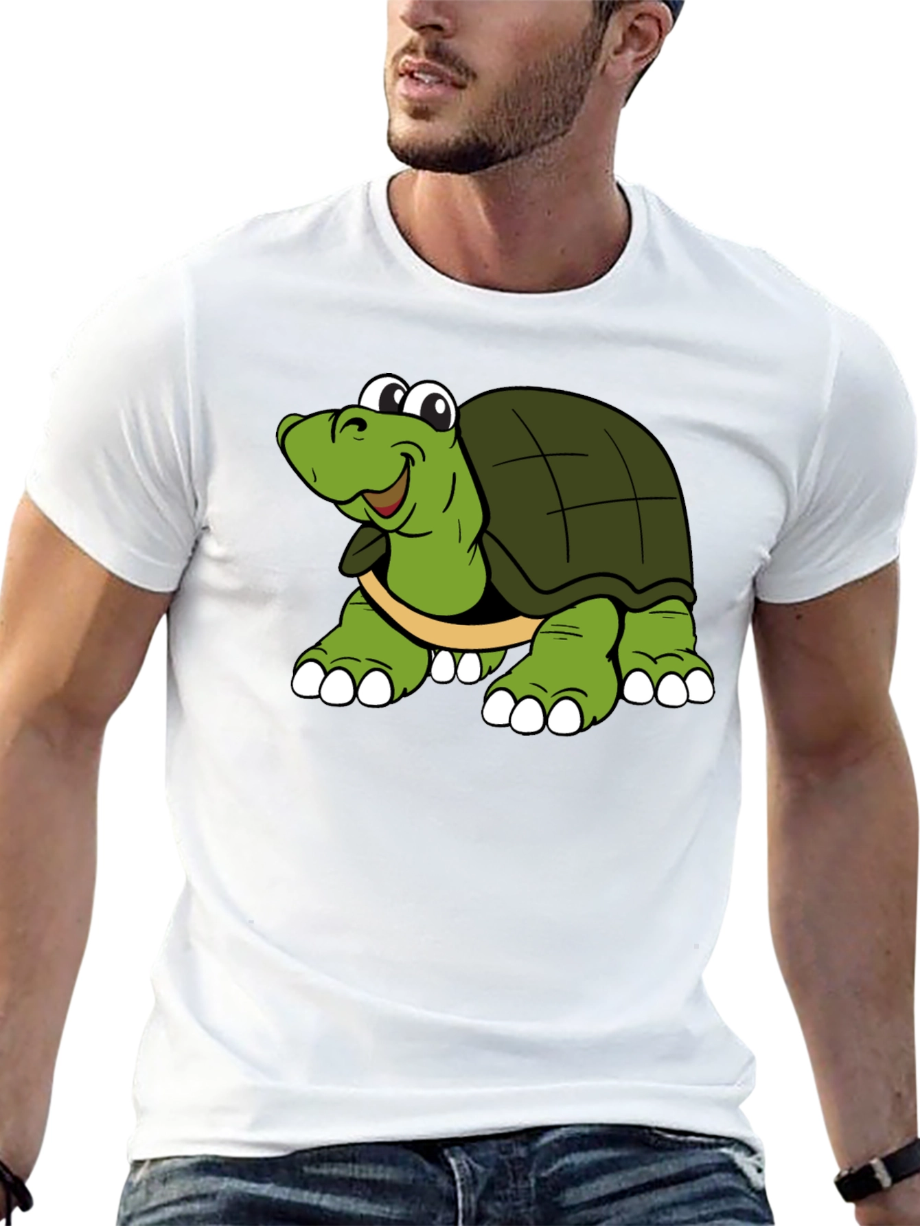 Turtle Cartoon Graphic T-Shirt - Unisex