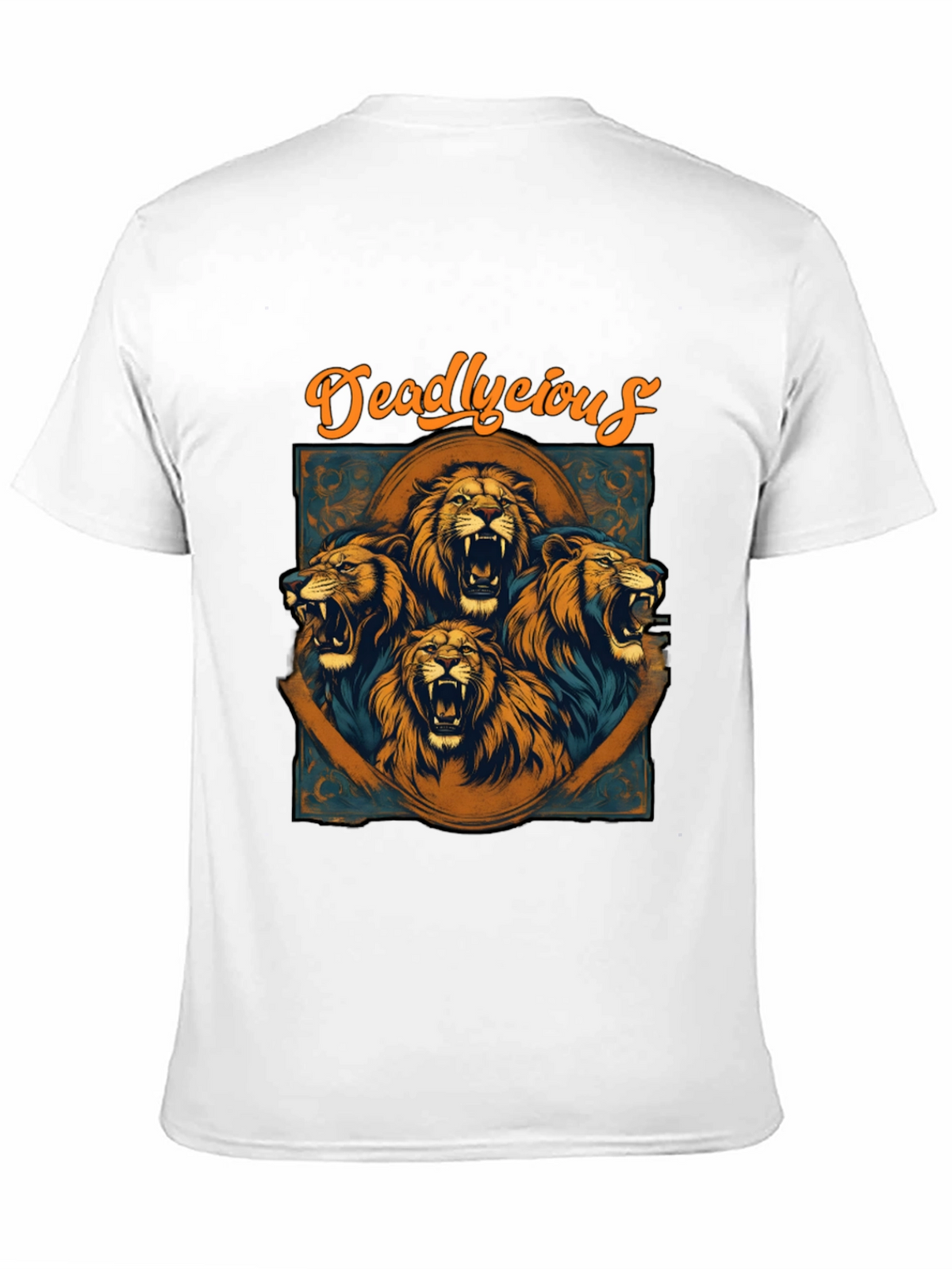 Deadlycious Lion Graphic Tee - Mens
