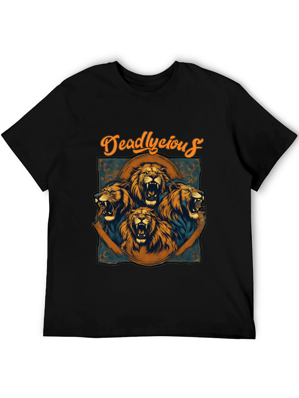 Deadlycious Lion Graphic Tee - Mens