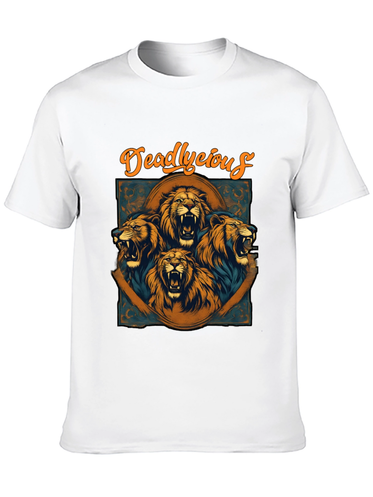 Deadlycious Lion Graphic Tee - Mens