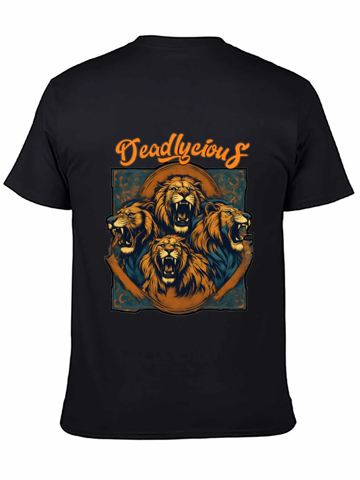 Deadlycious Lion Graphic Tee - Mens