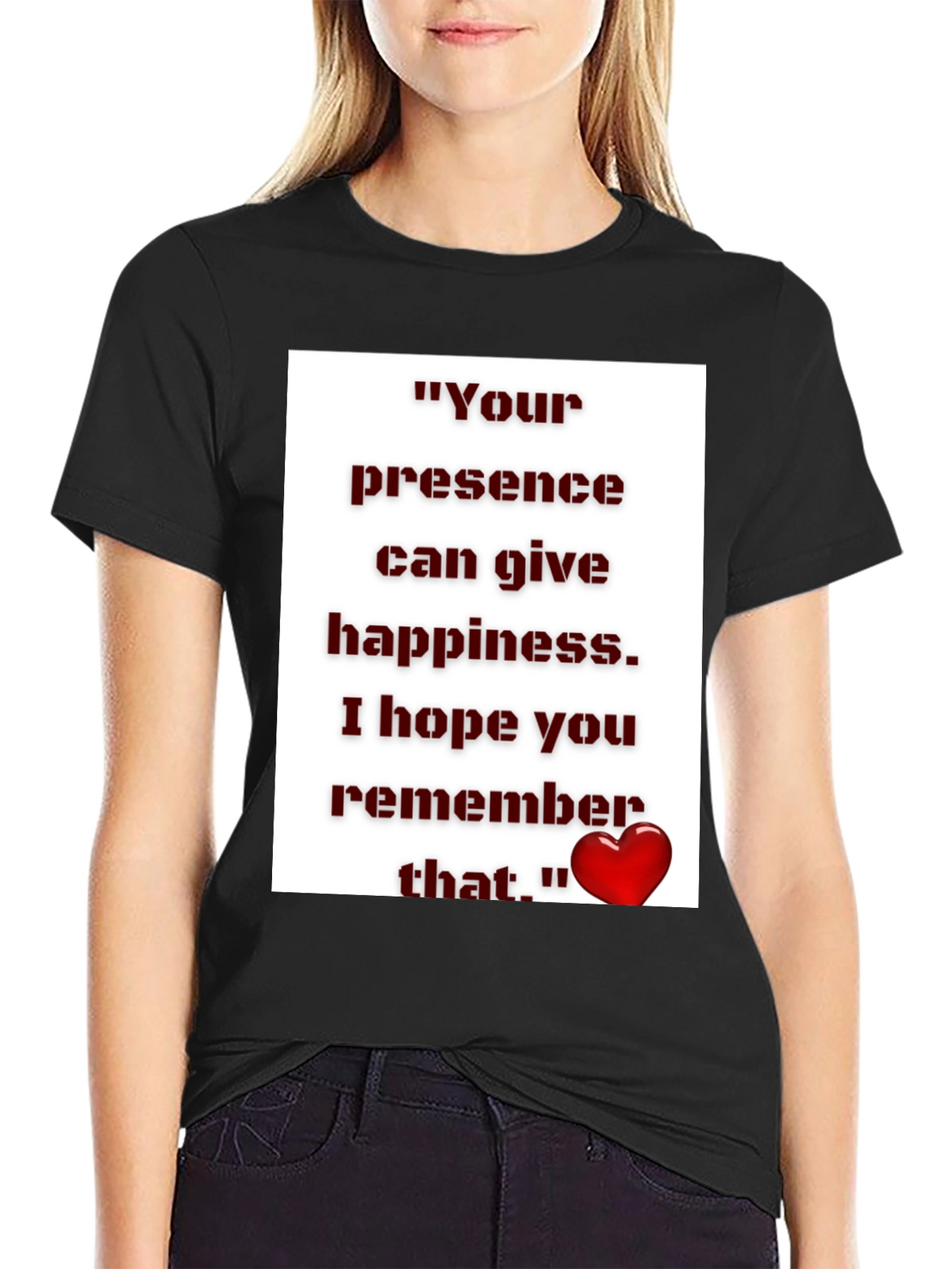 Inspirational Quote Graphic Tee - Unisex Black T-Shirt