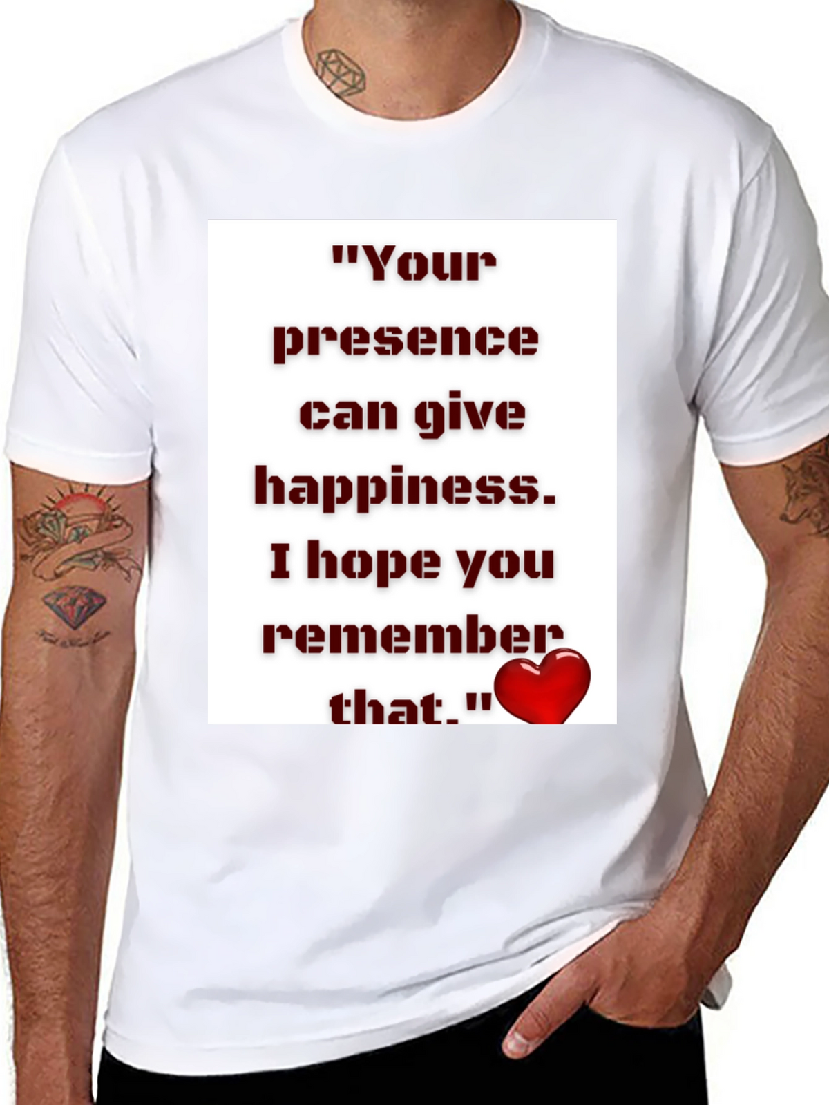 Inspirational Quote Graphic Tee - Unisex Black T-Shirt