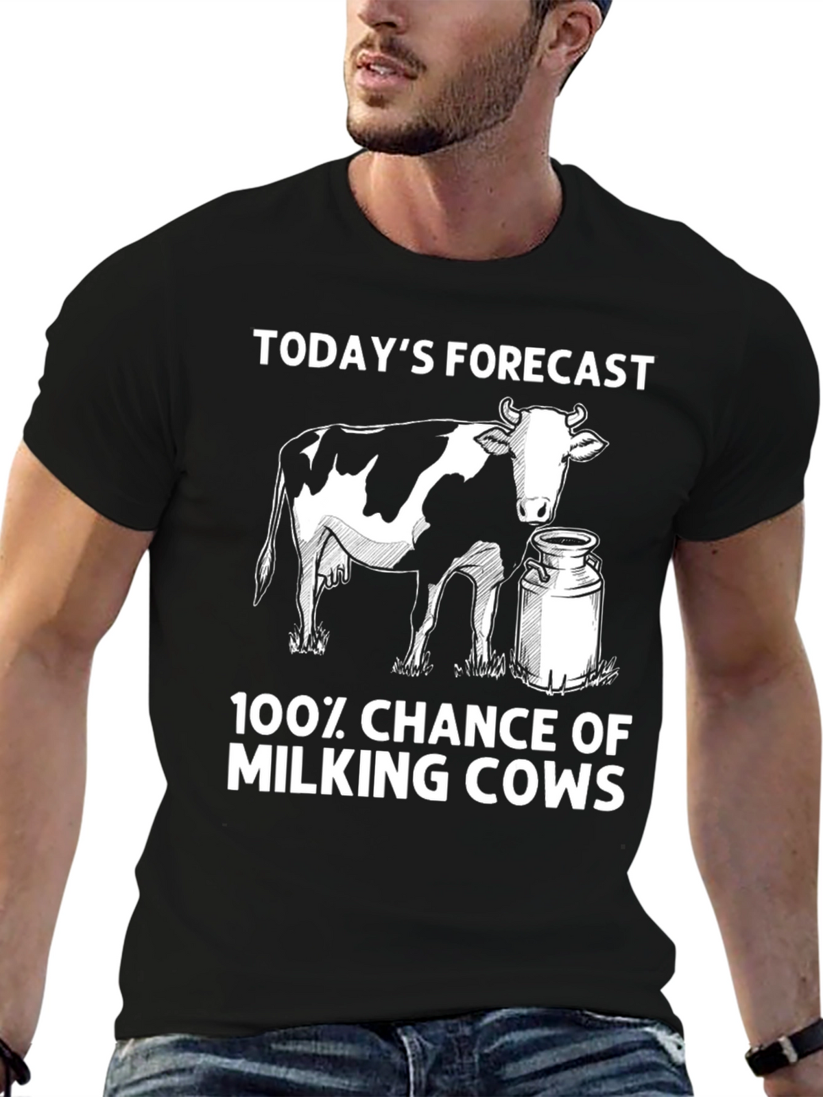 Funny Milking Cows T-Shirt
