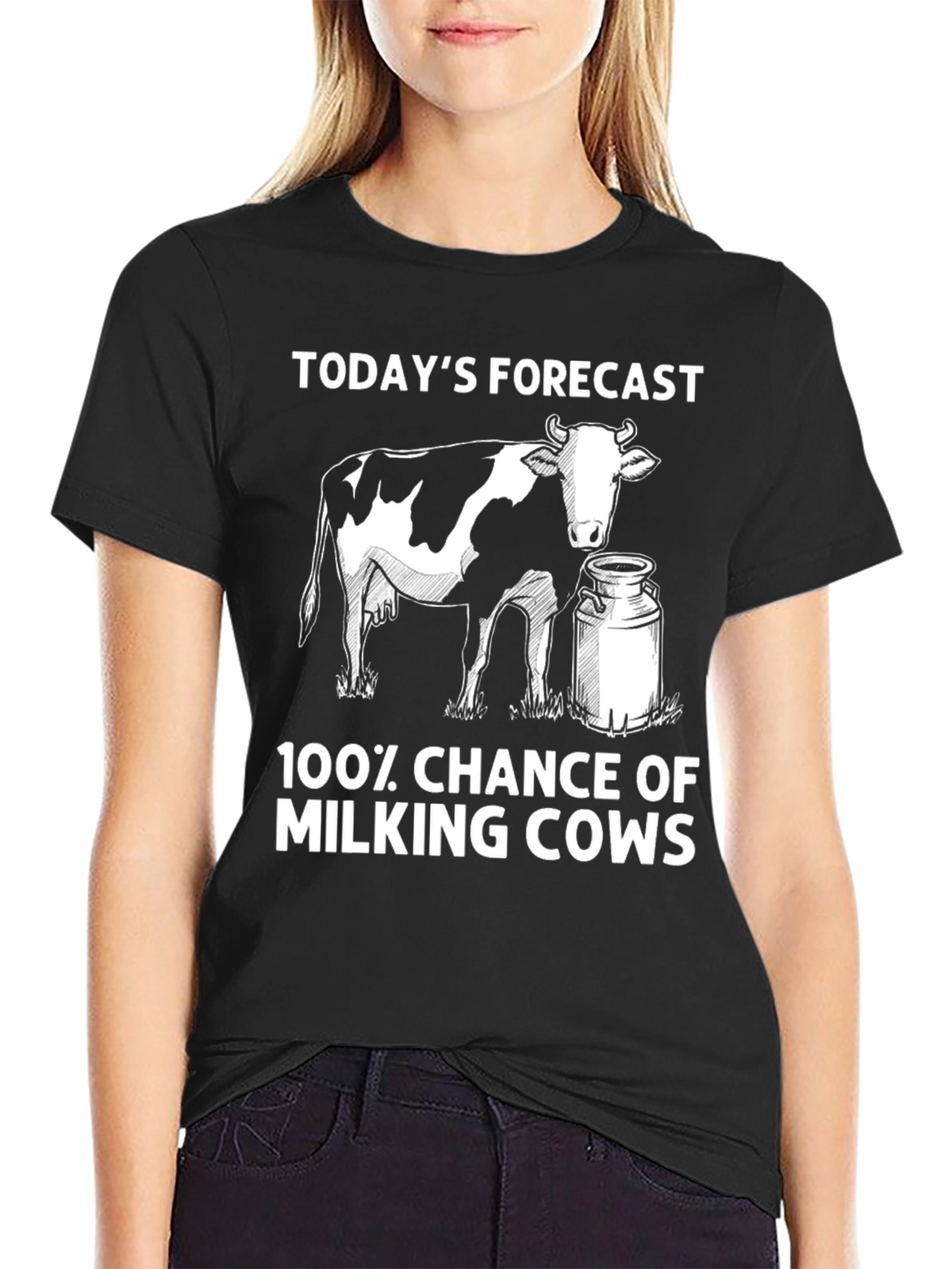 Funny Milking Cows T-Shirt