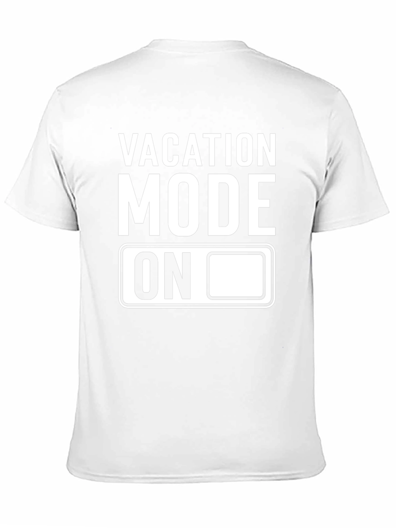 Vacation Mode On T-Shirt - Black Graphic Tee