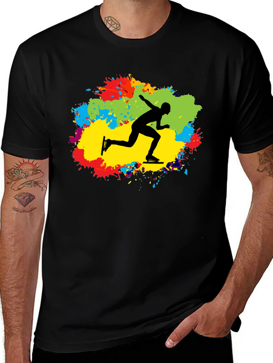 Skater Splash T-Shirt - Colorful Design