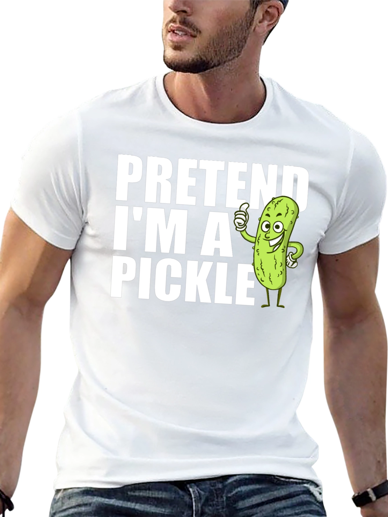 Pretend Im a Pickle T-Shirt Funny Costume