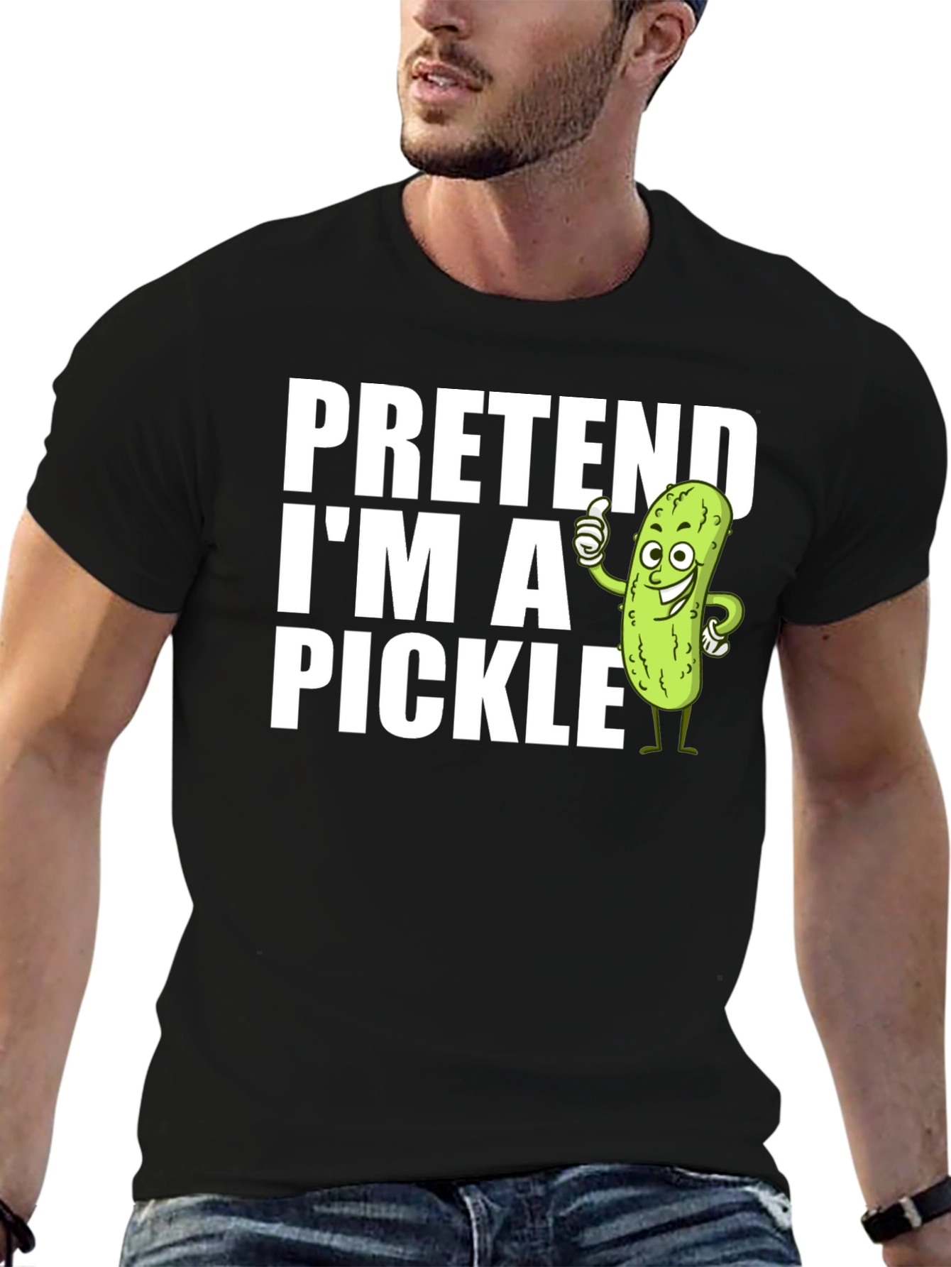 Pretend Im a Pickle T-Shirt Funny Costume